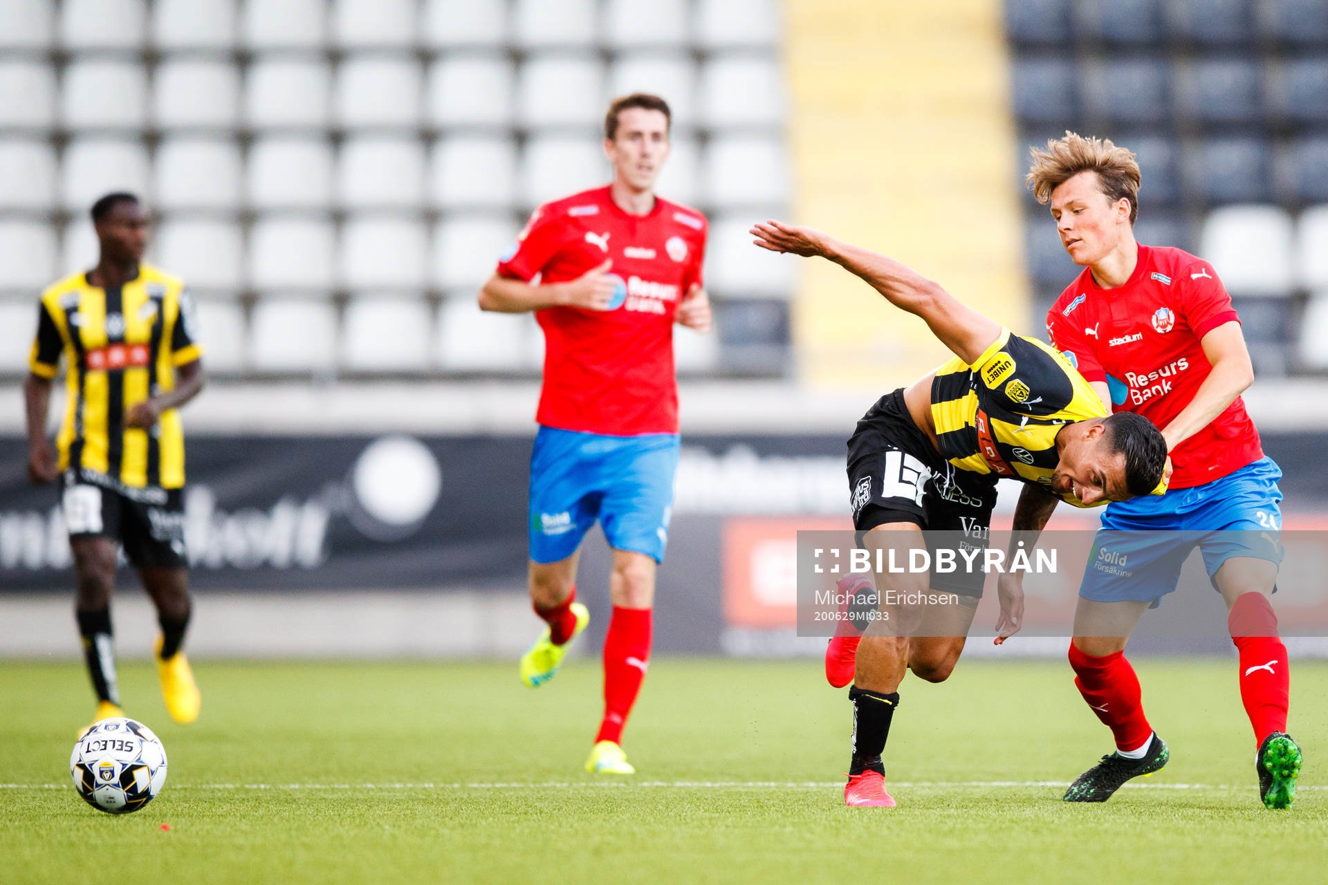 Helsingborgs Filip Sjöberg och Häckens Ahmed Yasin