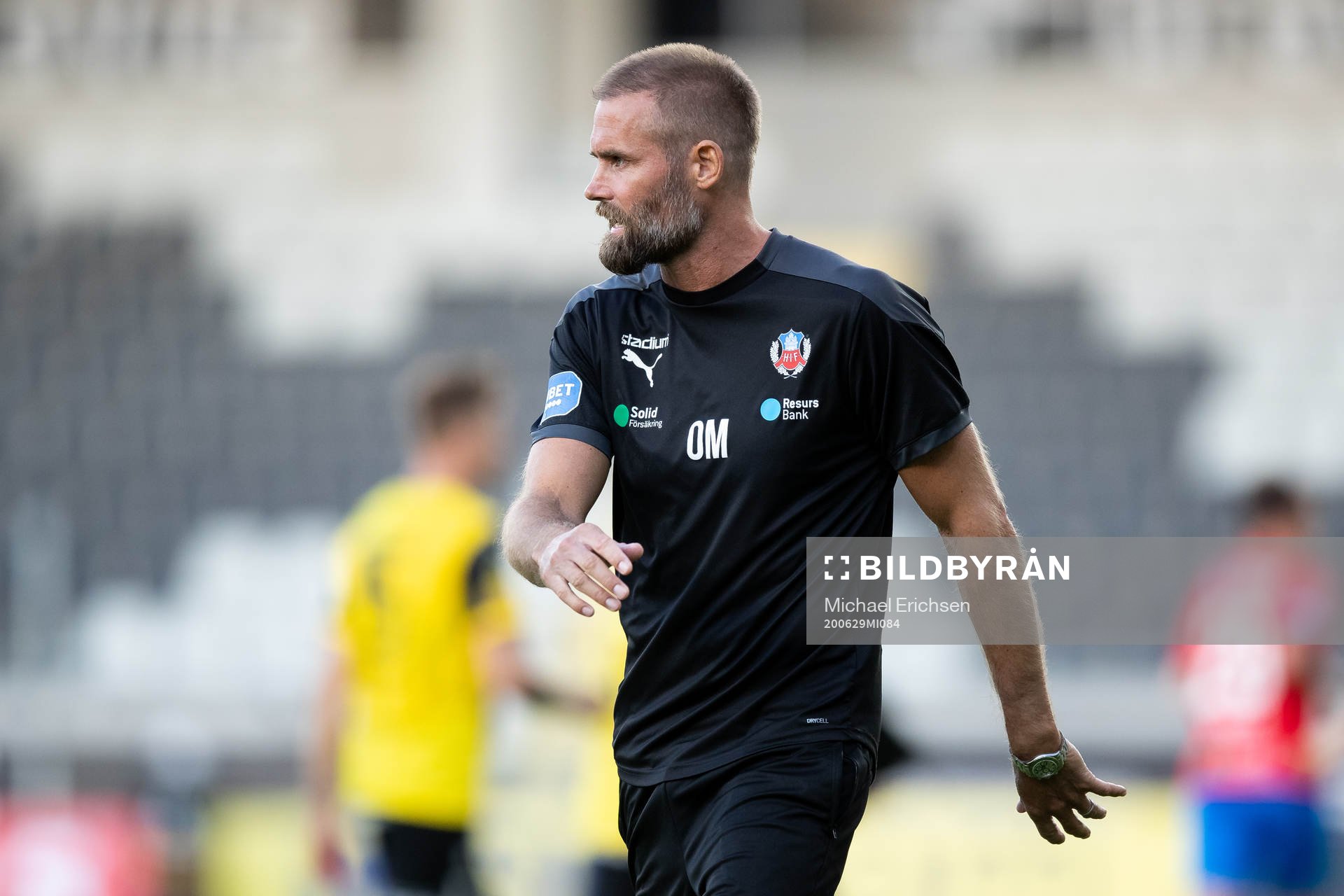 Helsingborgs tränare Olof Mellberg
