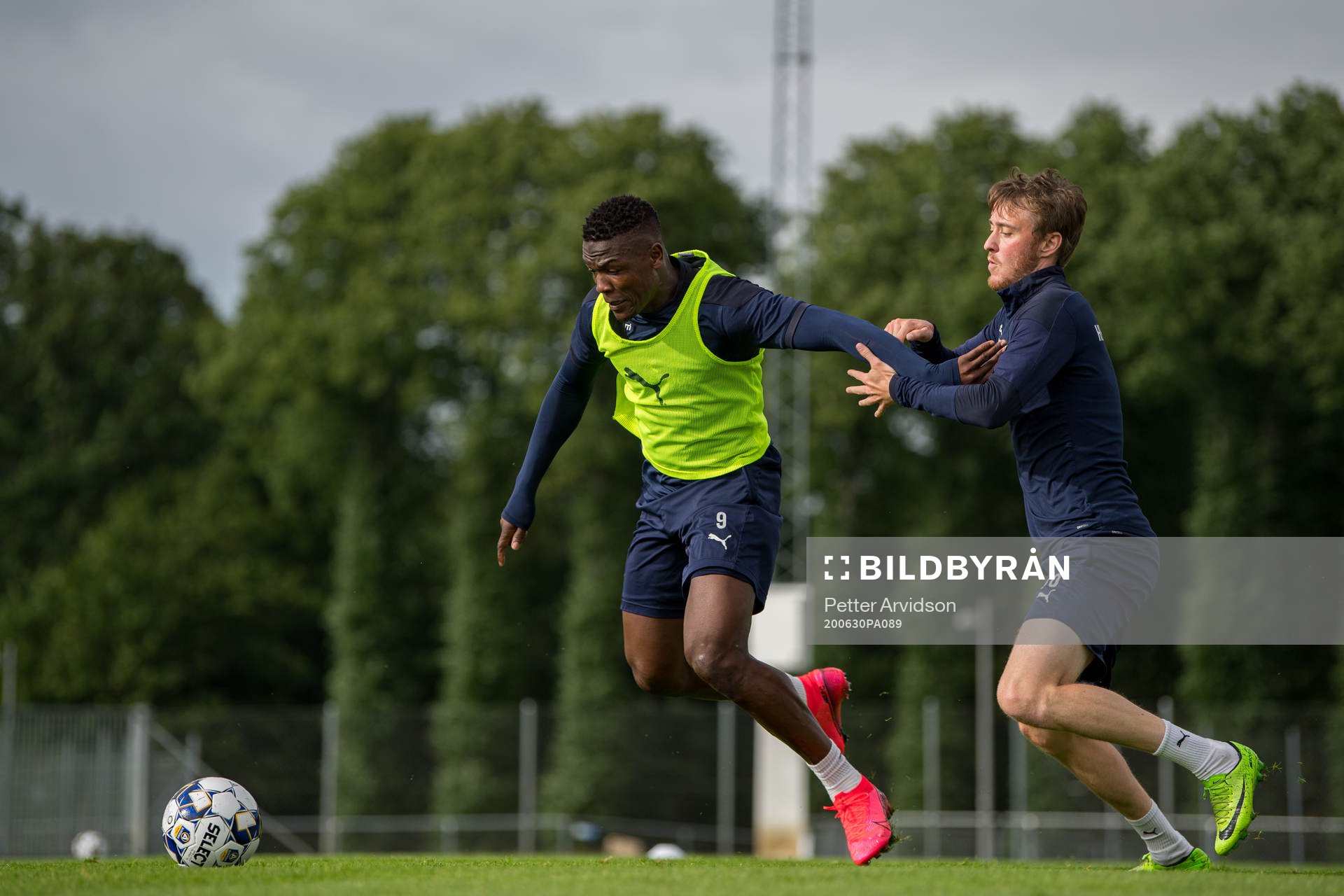 Alhaji Gero och Rasmus Jönsson
