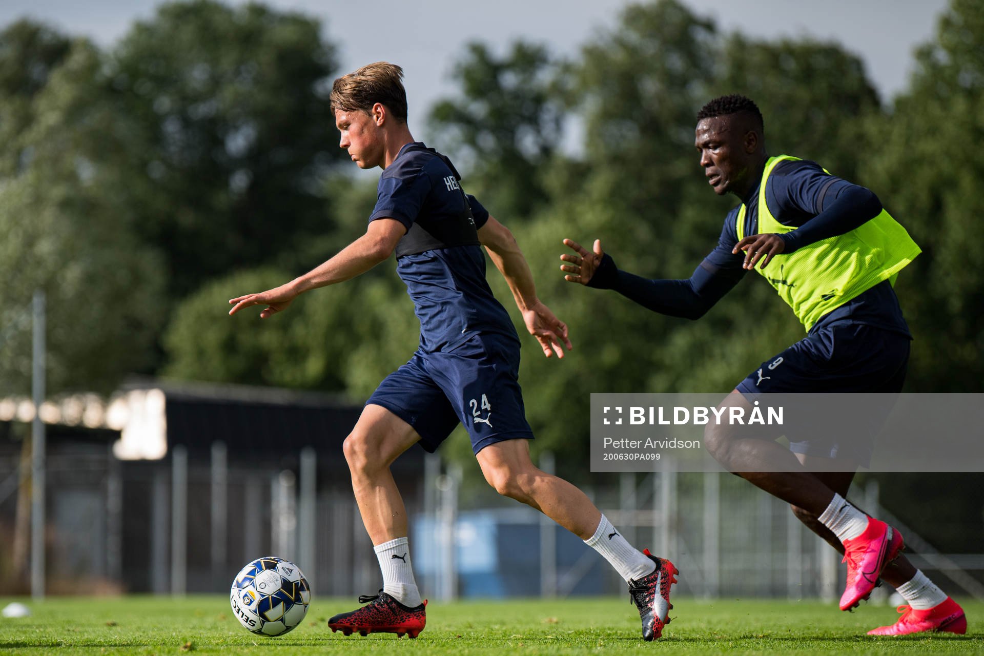 Filip Sjöberg och Alhaji Gero