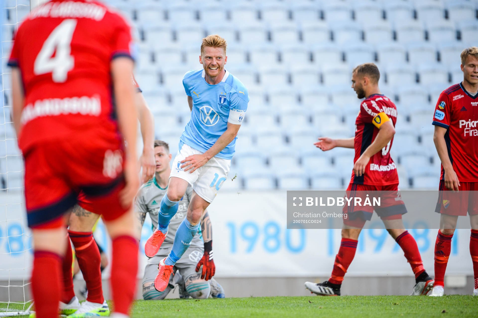 Malmö FFs Anders Christiansen jublar