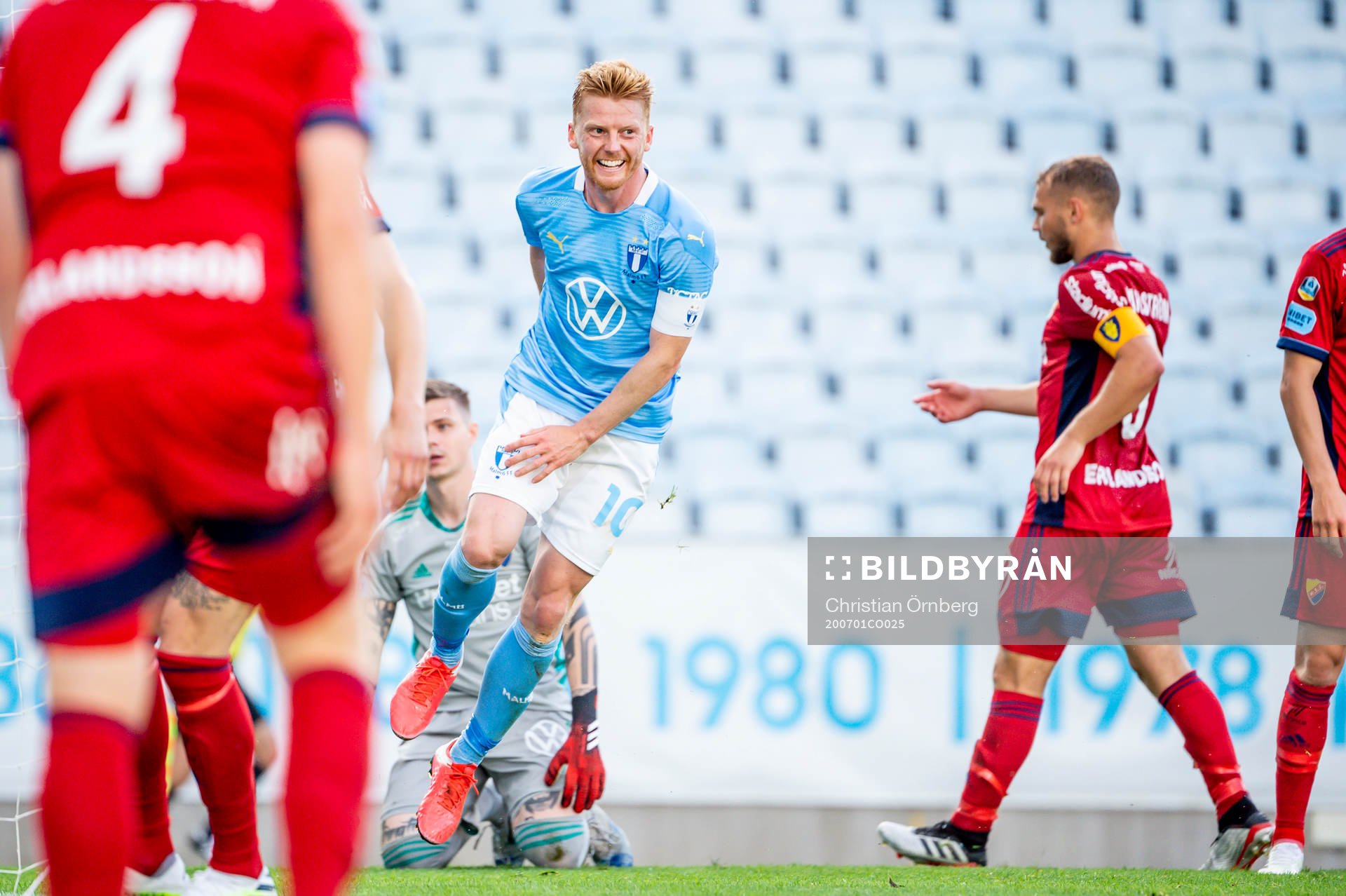 Glädjehopp av Malmö FFs Anders Christiansen