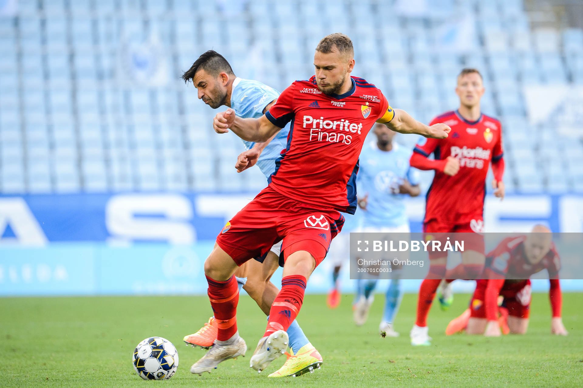Malmö FFs Behrang Safari och Djurgårdens Jesper Karlström
