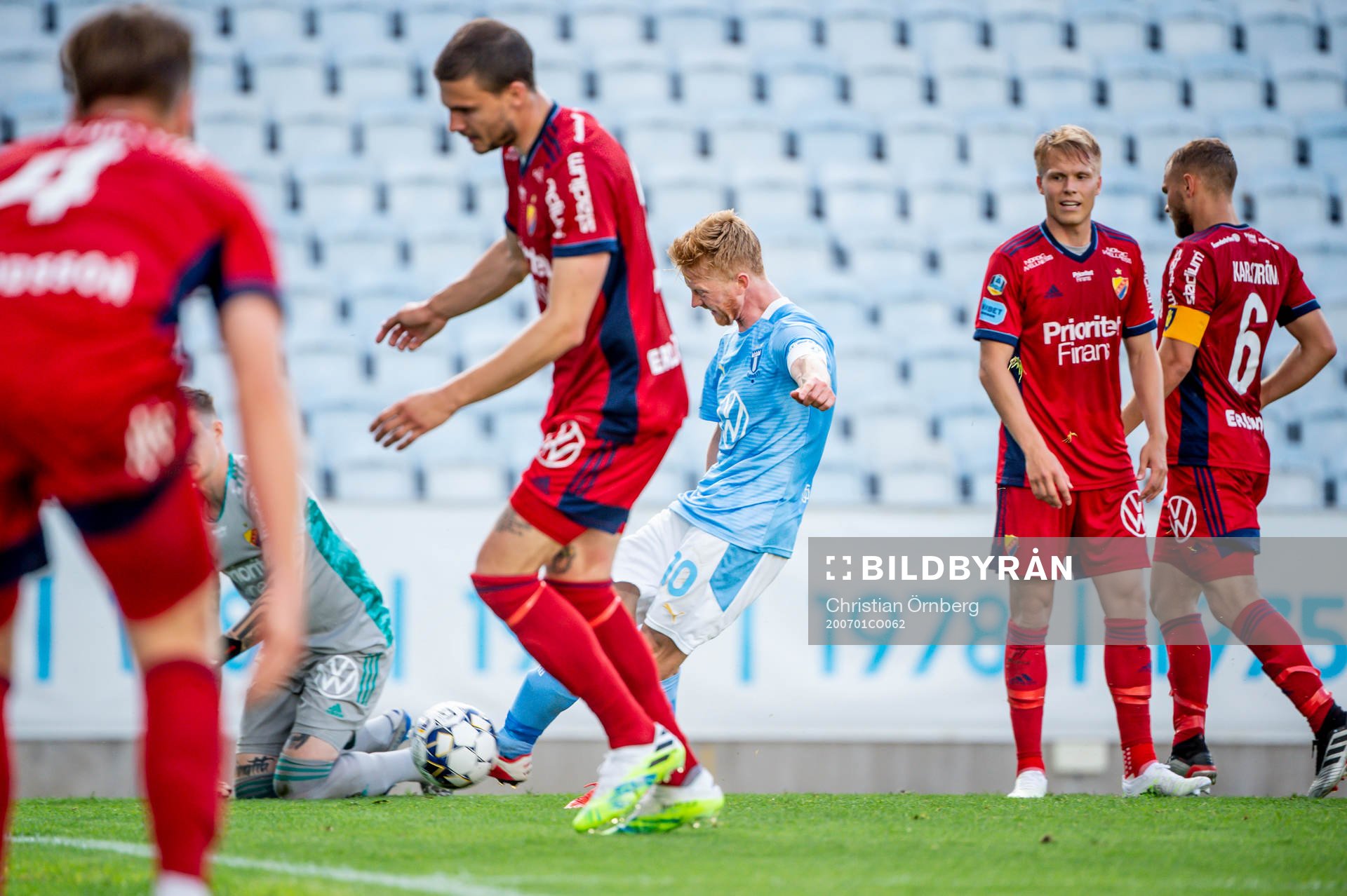Malmö FFs Anders Christiansen gör 1-0
