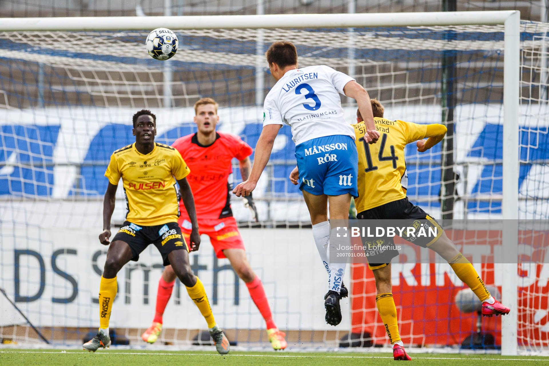 IFK Norrköpings Rasmus Stensbæk Lauritsen gör 1-1