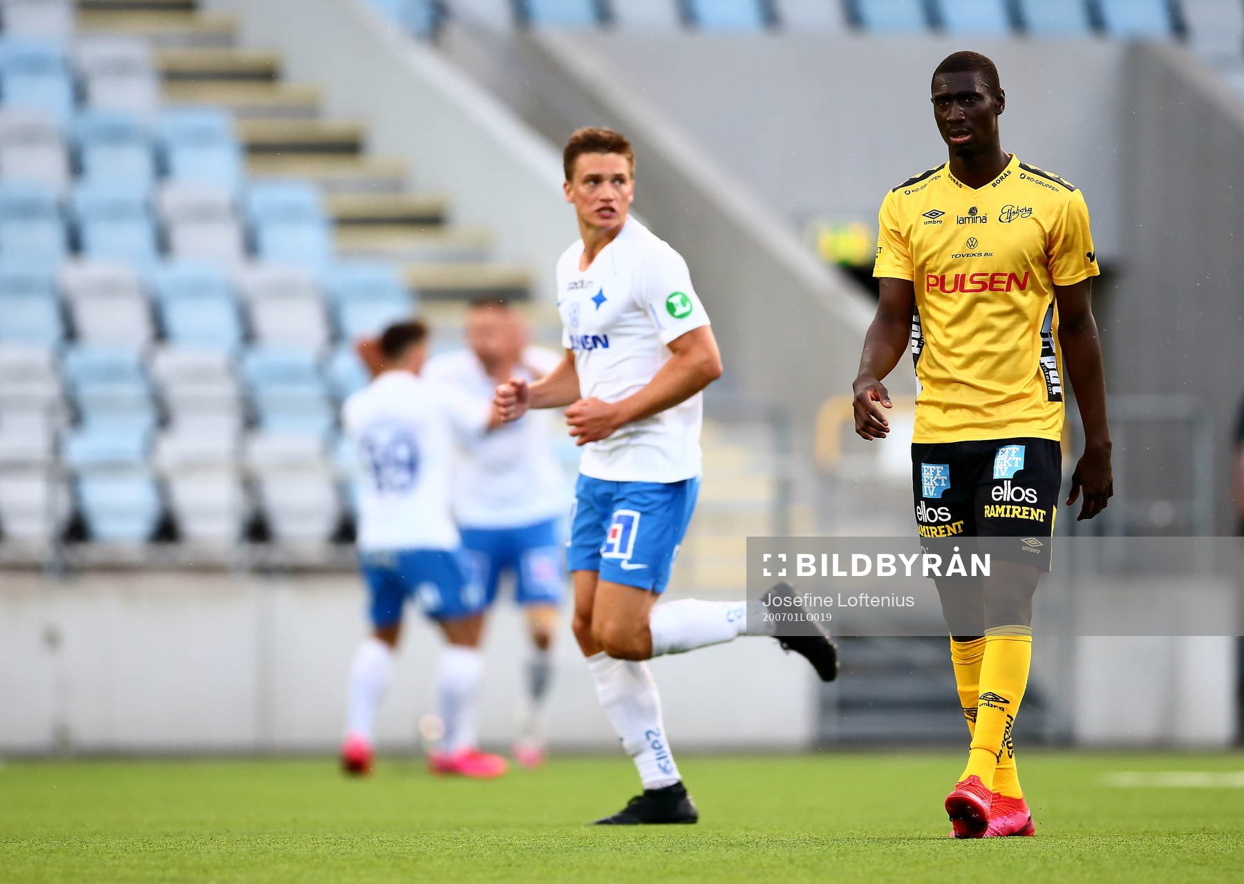 IFK Norrköpings Rasmus Stensbæk Lauritsen jublar