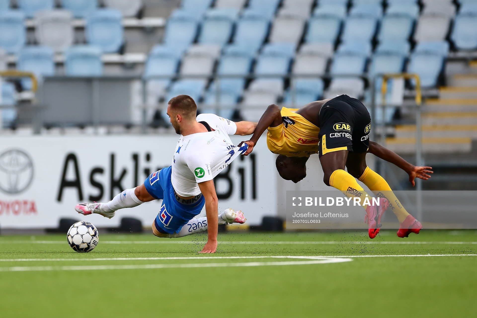 Omdiskuterad situation mellan IFK Norrköpings Egzon Binaku