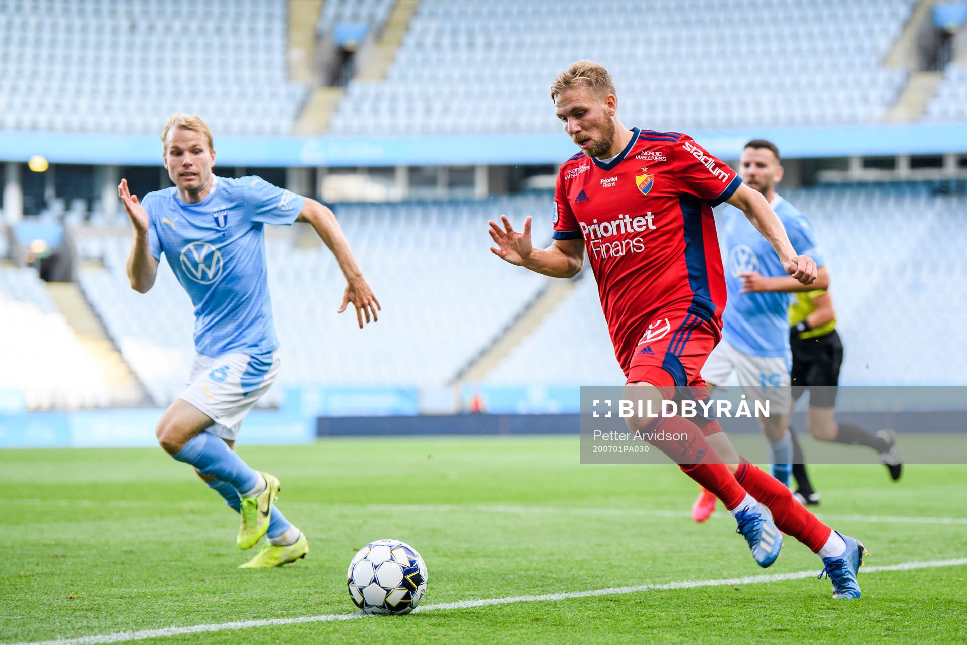 Malmö FFs Oscar Lewicki och Djurgårdens Jonathan Ring