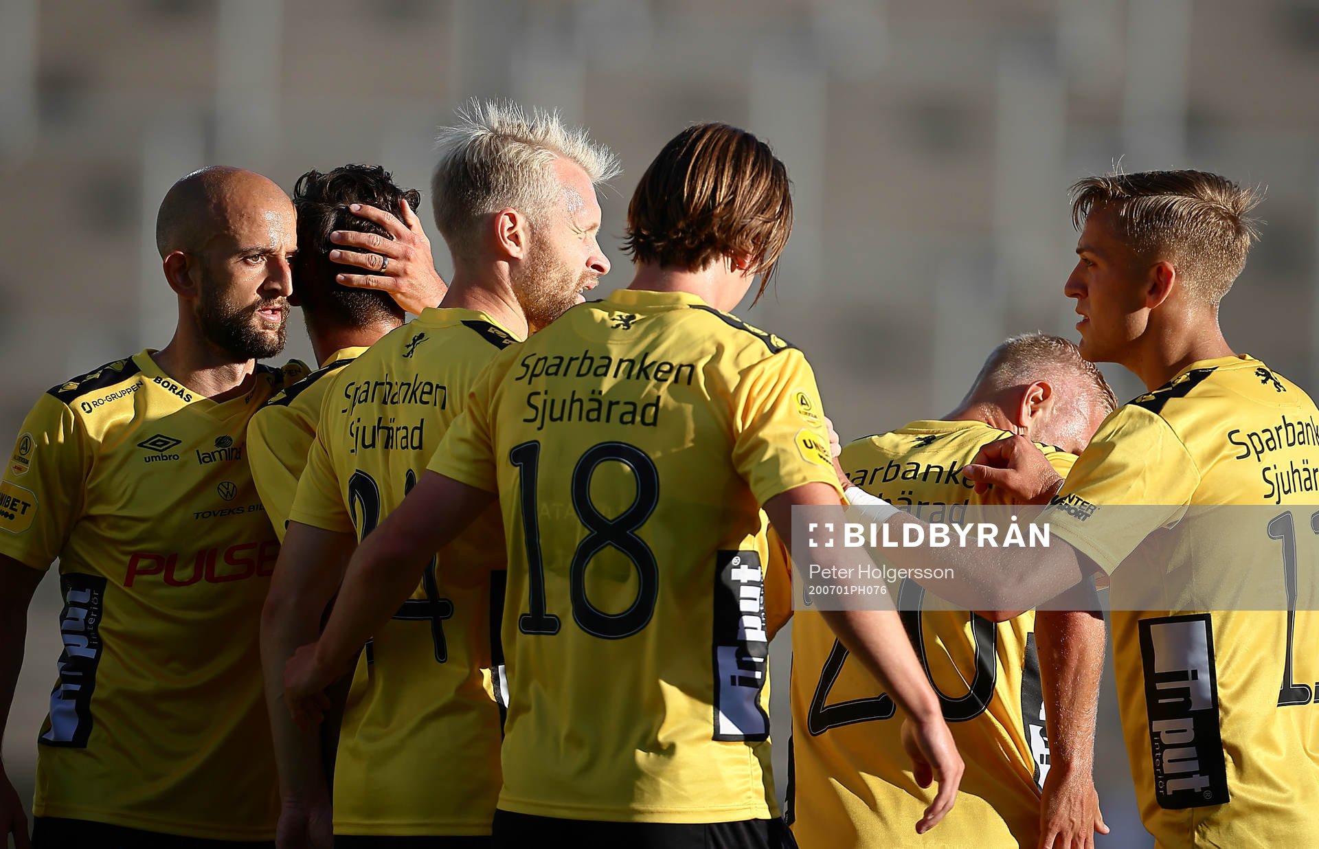 Elfsborgs spelare jublar