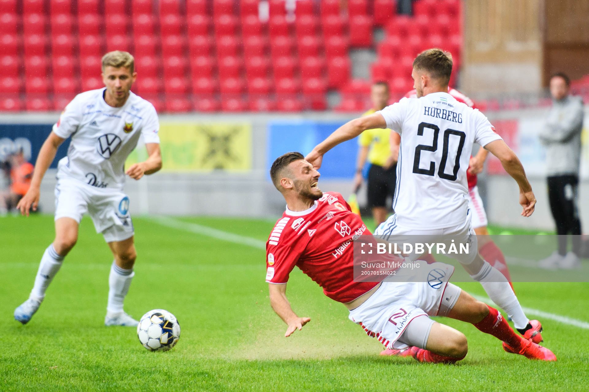 Östersunds Felix Hörberg och Kalmars Fidan Aliti