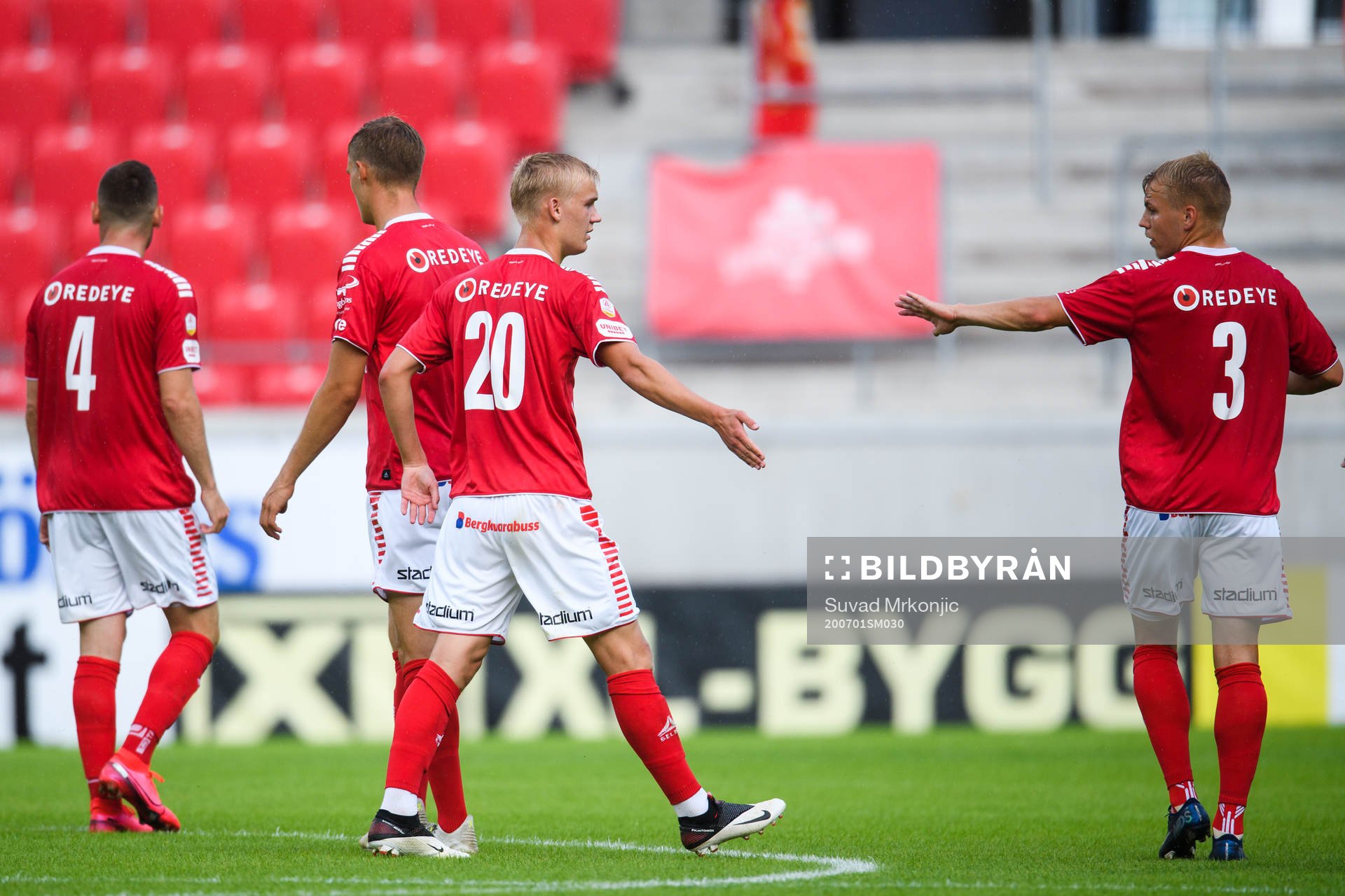 Kalmars Carl Gustafsson och Sebastian Ring jublar