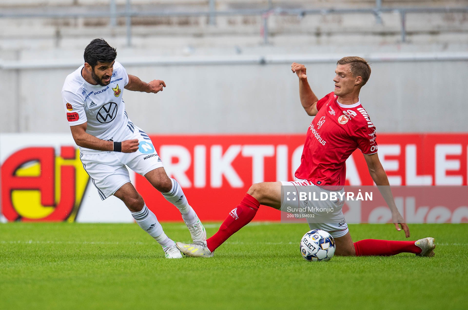 Kalmars Svante Ingelsson och Östersunds Rewan Amin