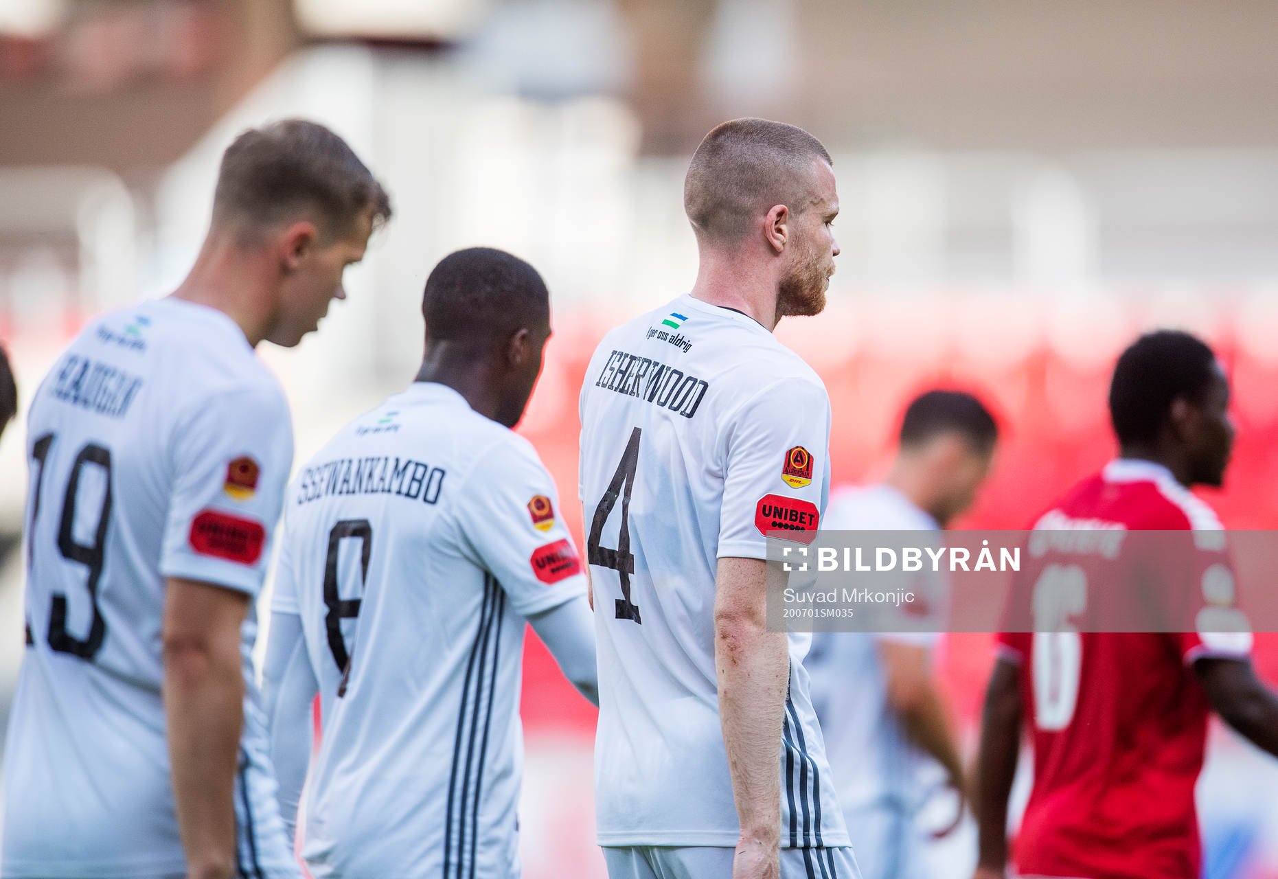 Östersunds Thomas Isherwoo, Eirik Haugan och Isak