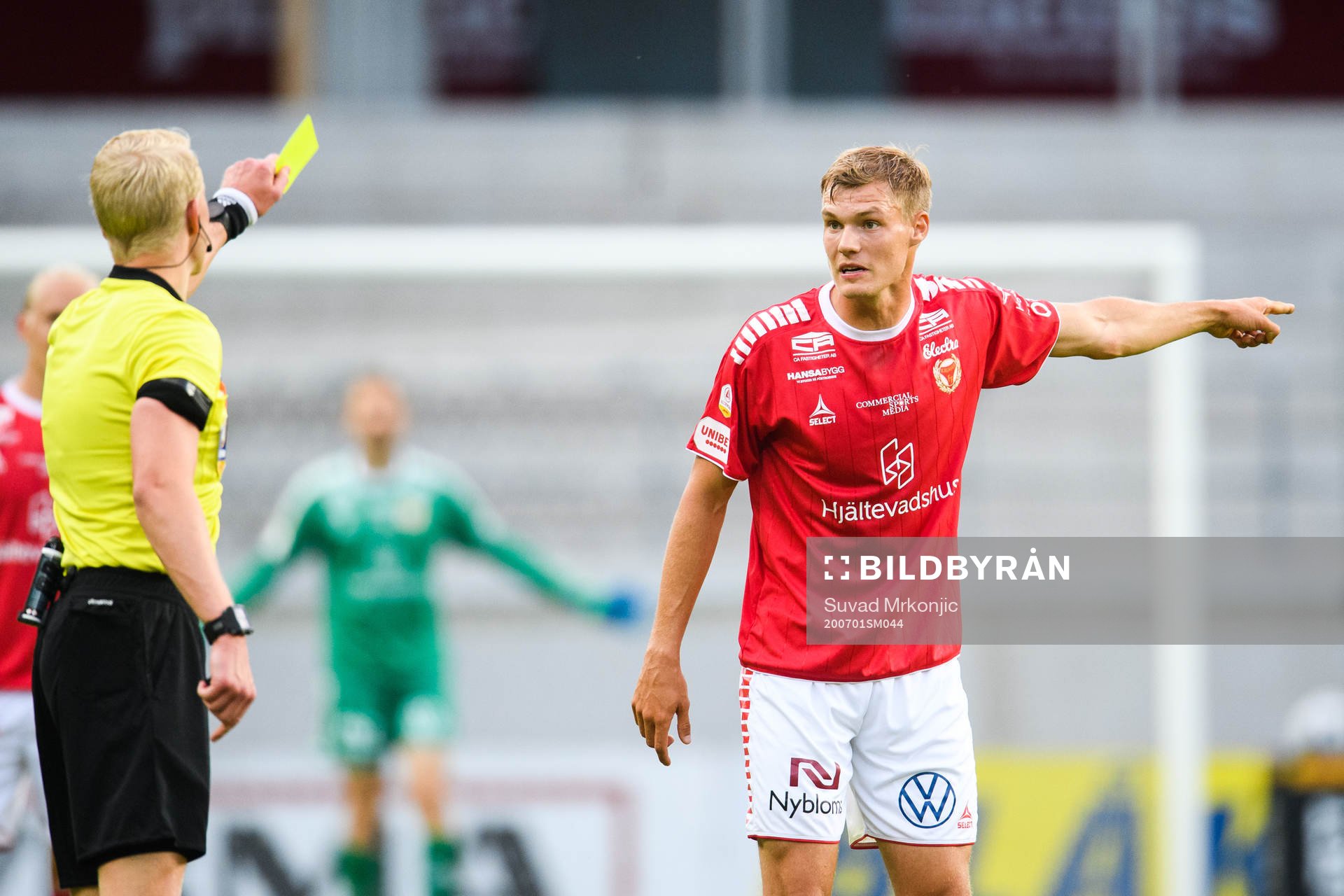 Kalmars Svante Ingelsson reagerar