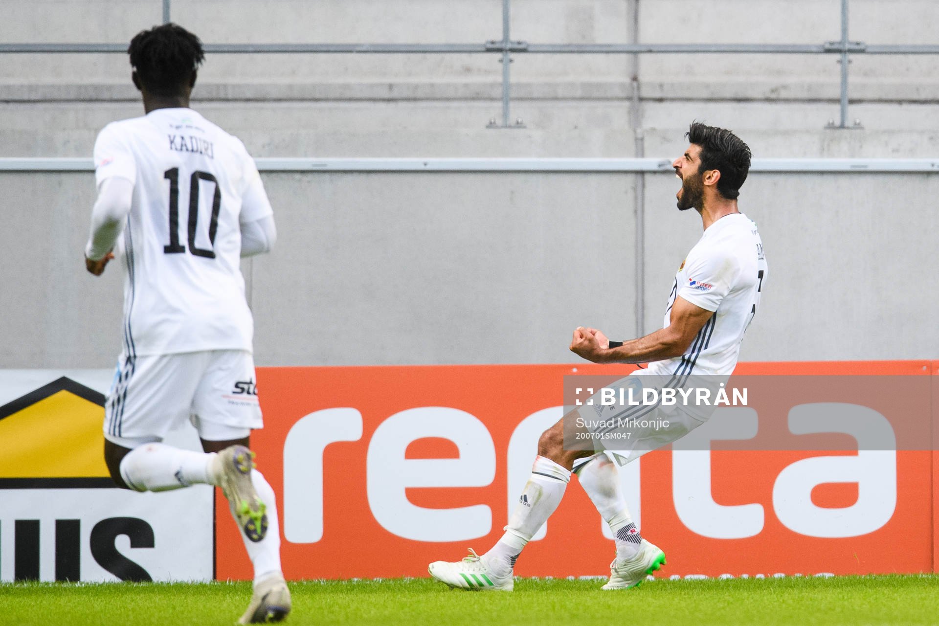 Östersunds Rewan Amin jublar