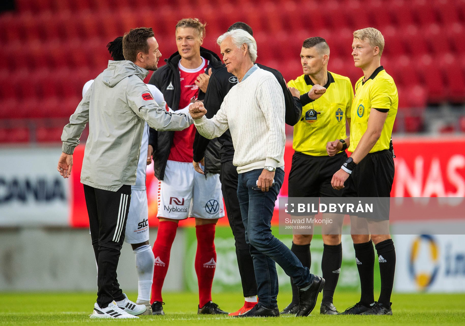 Kalmars tränare Nanne Bergstrand och Östersunds tränare