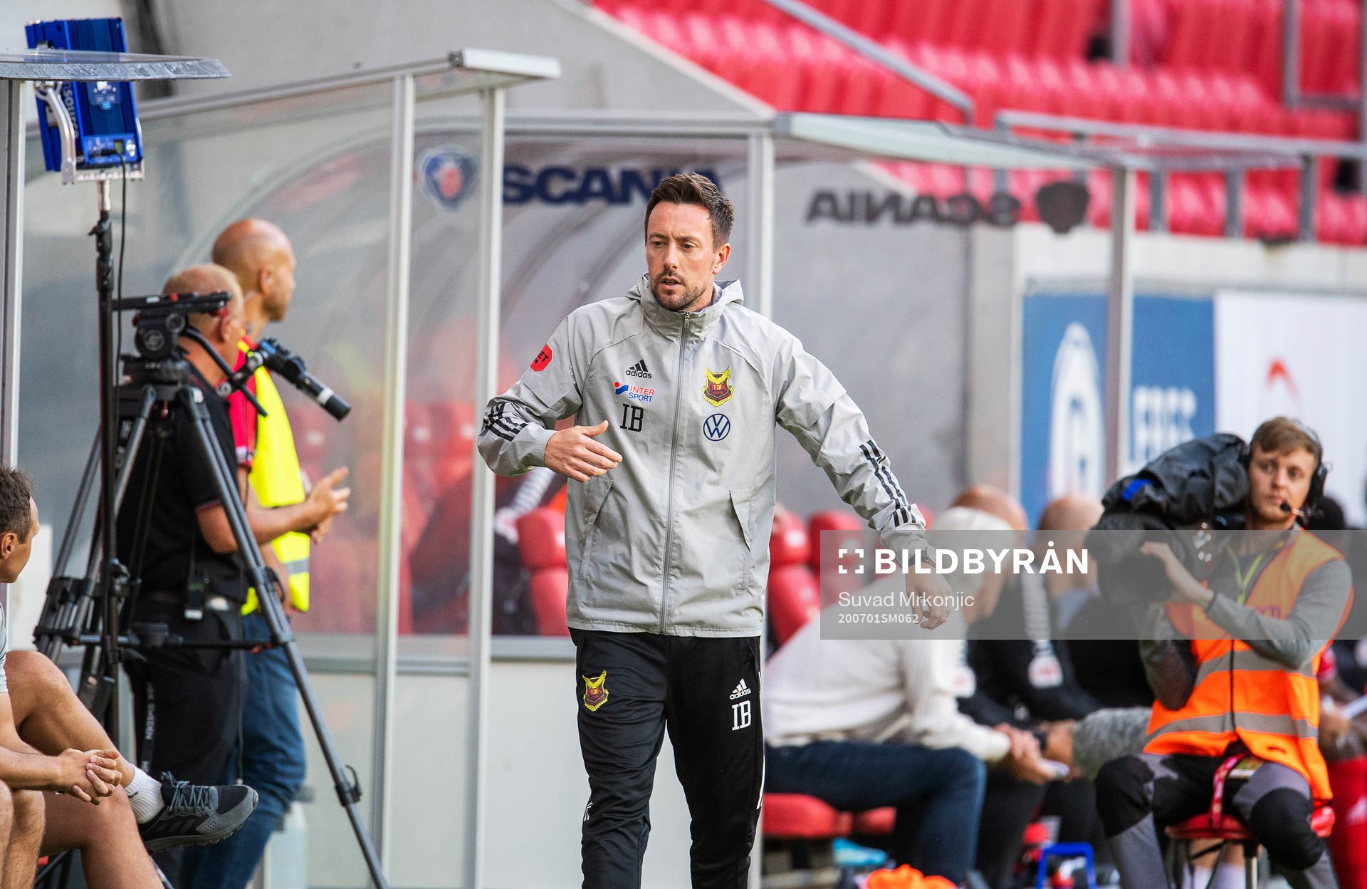 Östersunds tränare Ian Burchnall