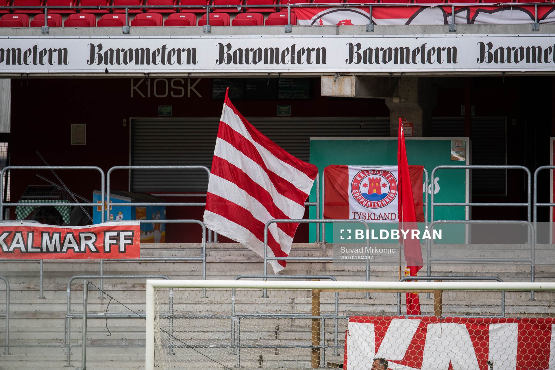 Tom läktare på Guldfågeln Arena