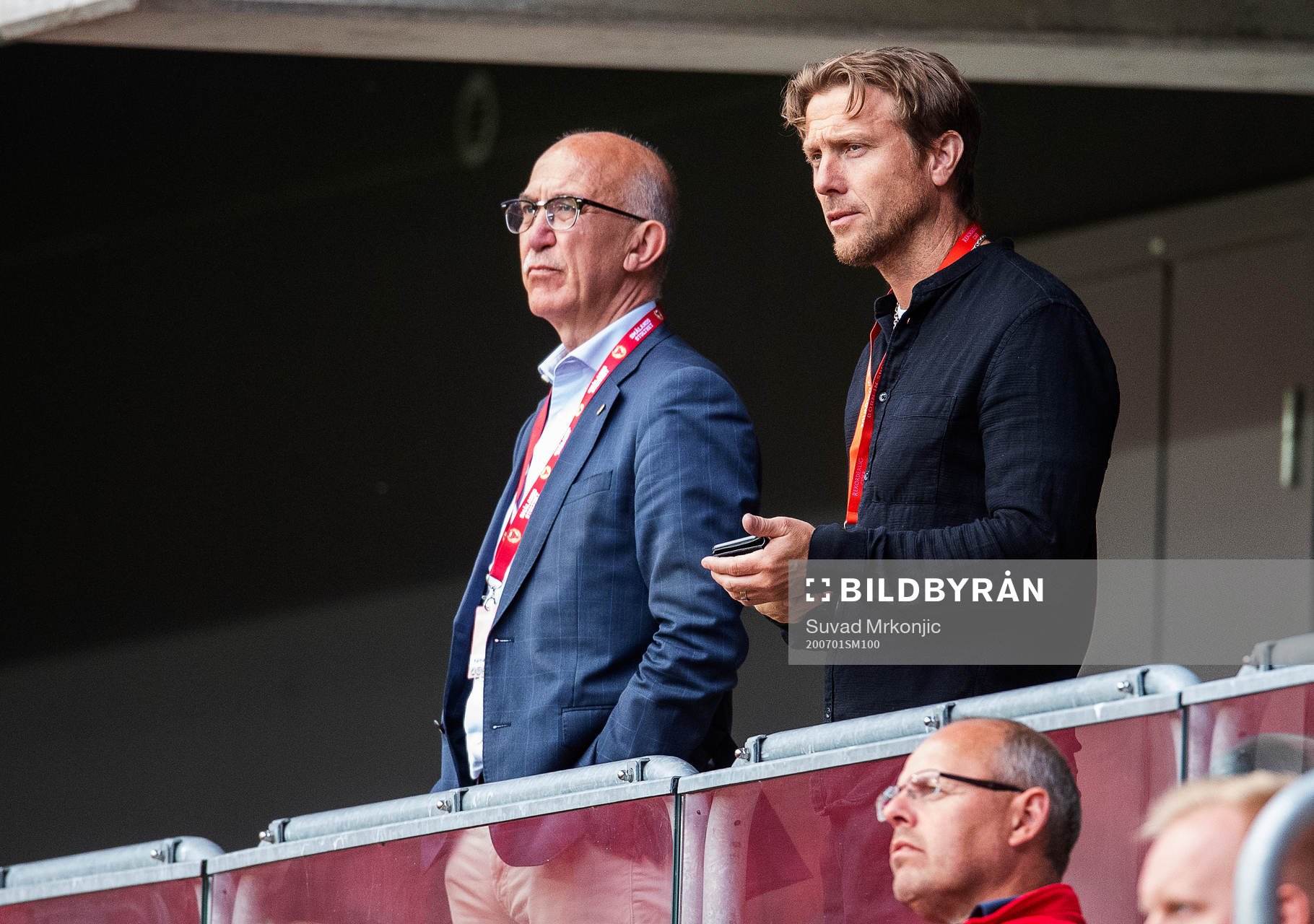 Kalmars FFs ordförande Anders Henriksson och klubbchefen