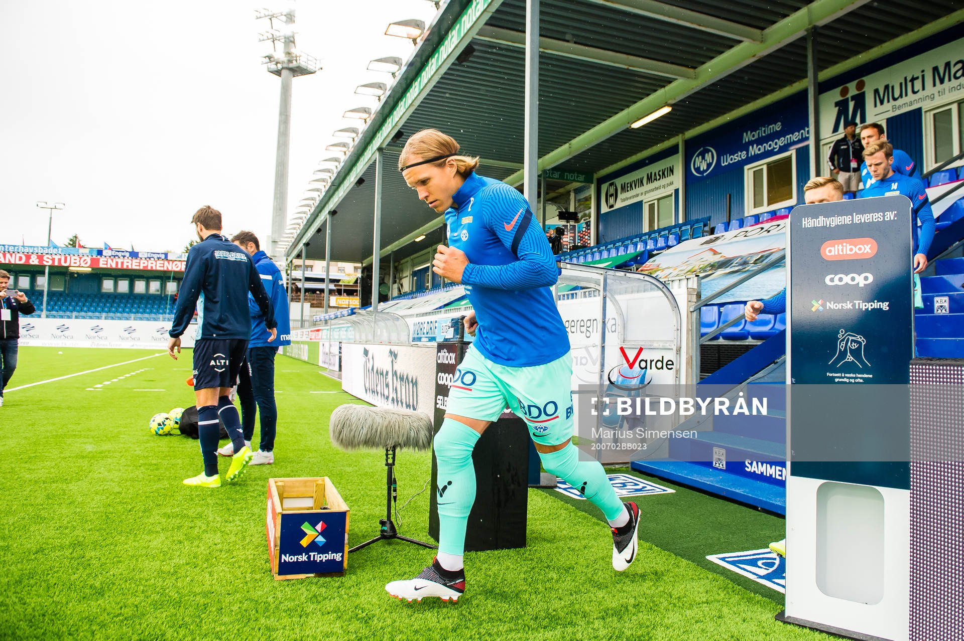 Martin Bjørnbak of Molde the Eliteserien match between