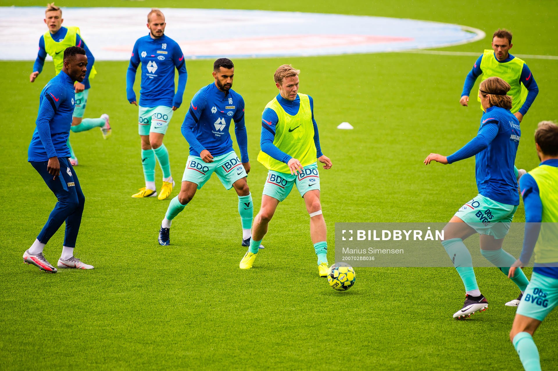 Etzaz Muzafar Hussain and Erling Knudtzon of Molde