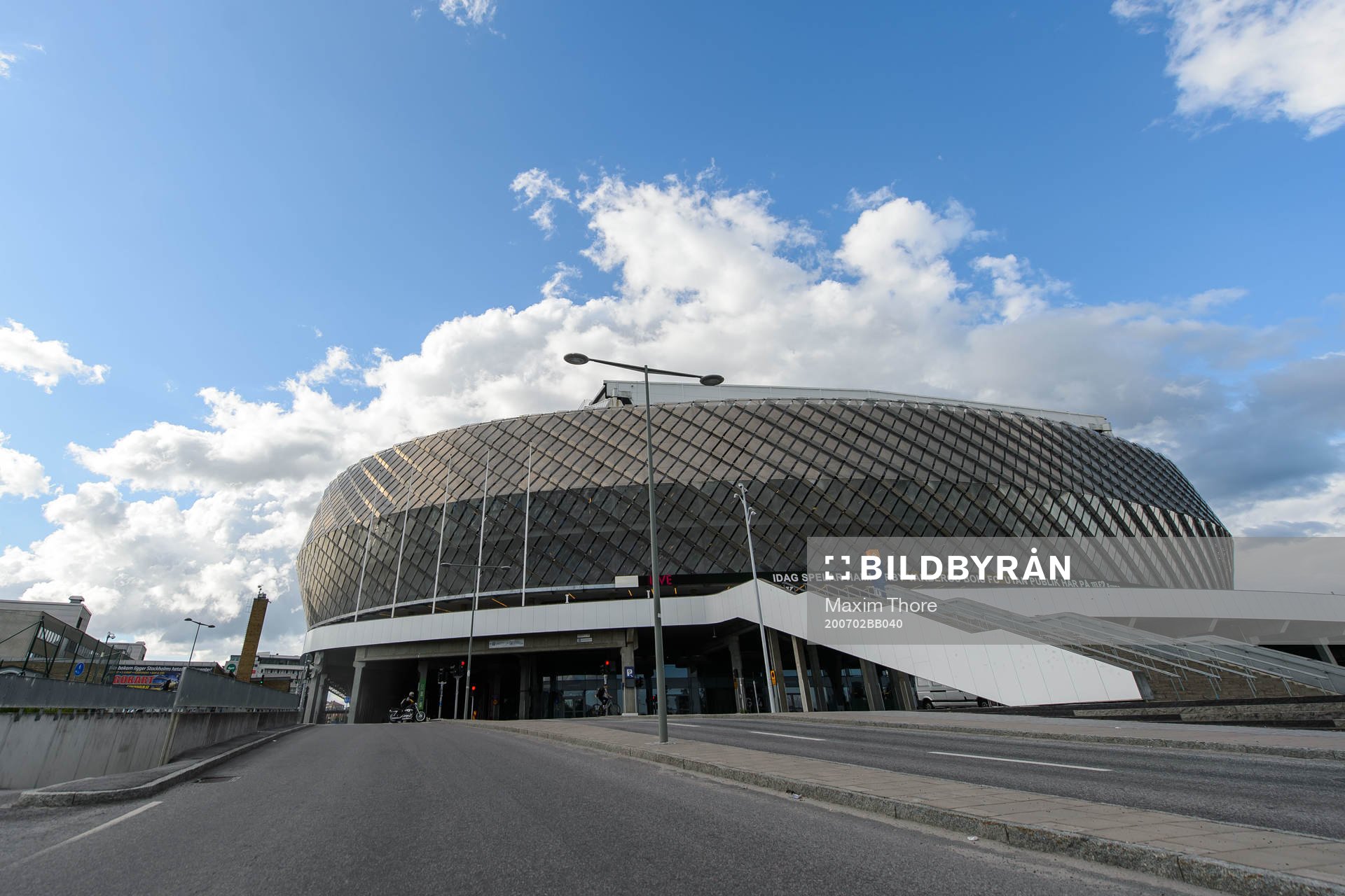 Vy över Tele2 Arena