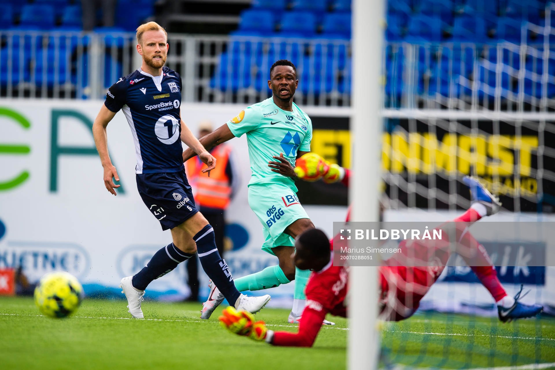 Dan Peter Stensøe Ulvestad of Kristiansund and Leke Samson