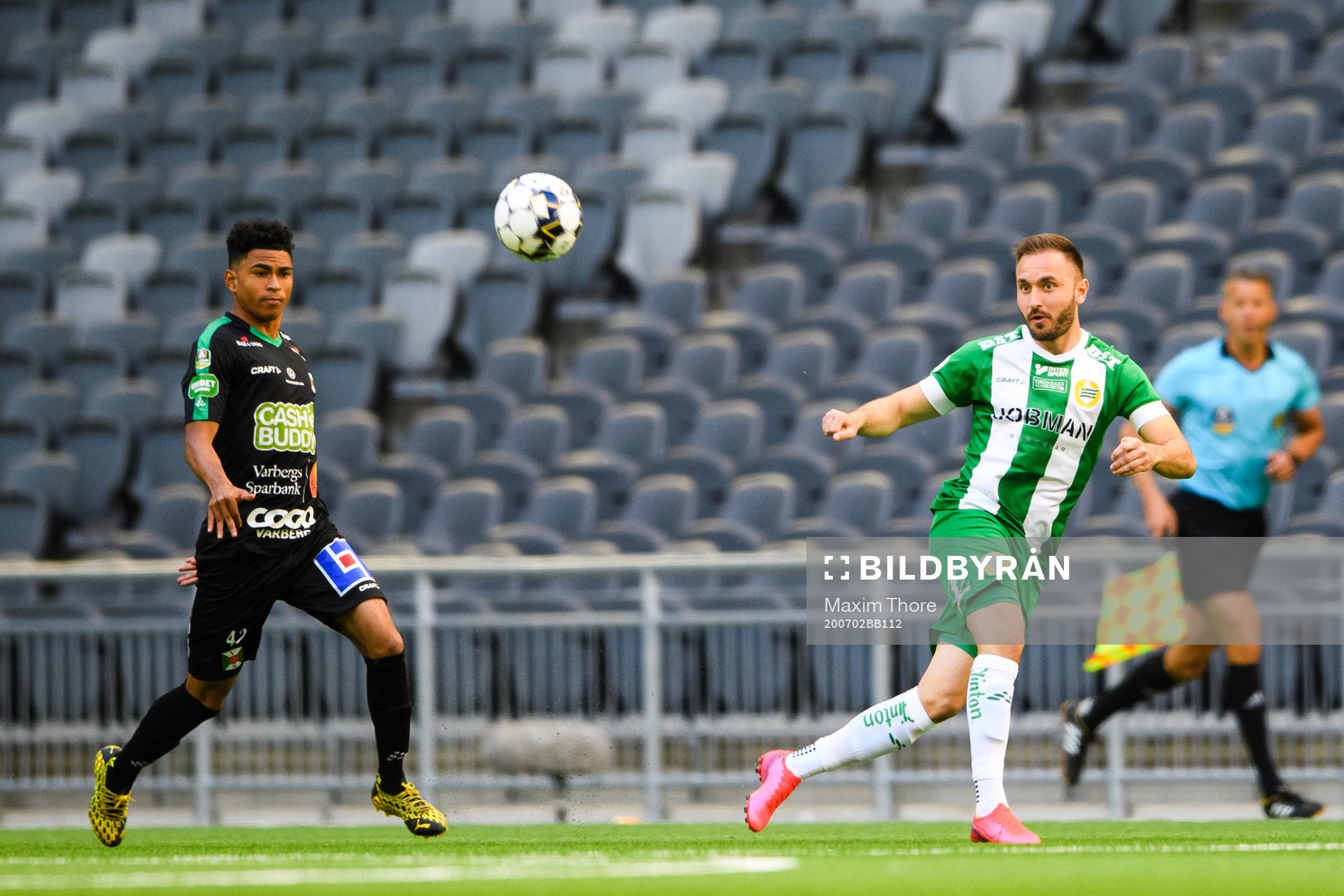 Varbergs Keanin Ayer Boya och Hammarbys Muamer Tankovic