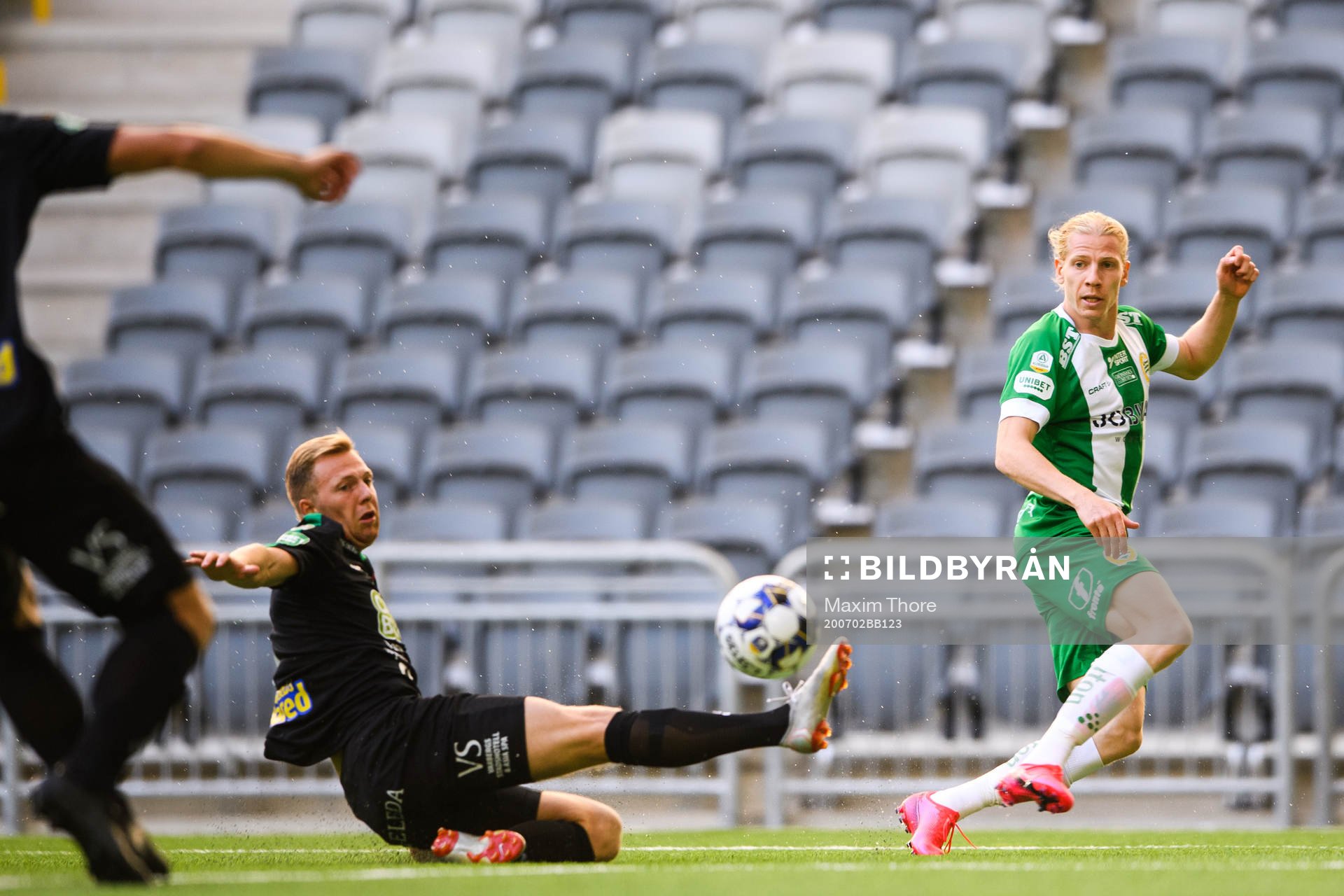 Varbergs Jesper Modig och Hammarbys Gustav Ludwigson