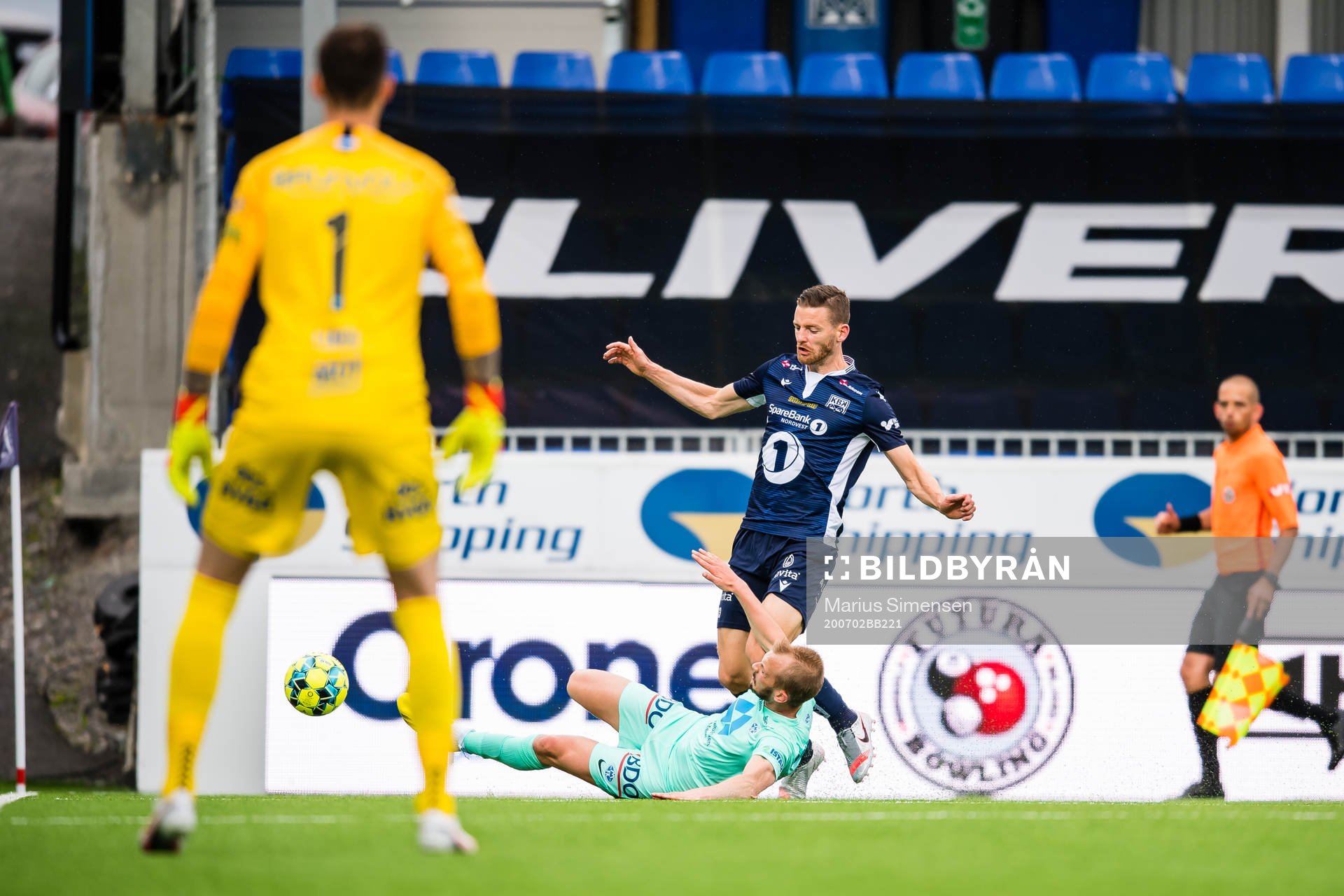 Bendik Bye of Kristiansund and Eirik Hestad of Molde
