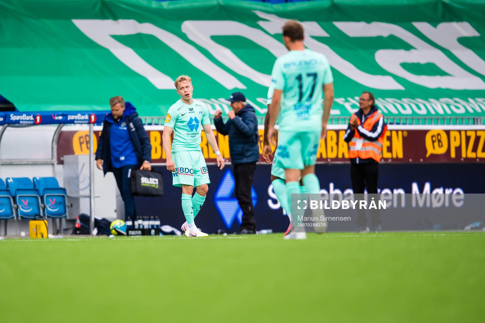 Ola Brynhildsen of Molde looks dejected
