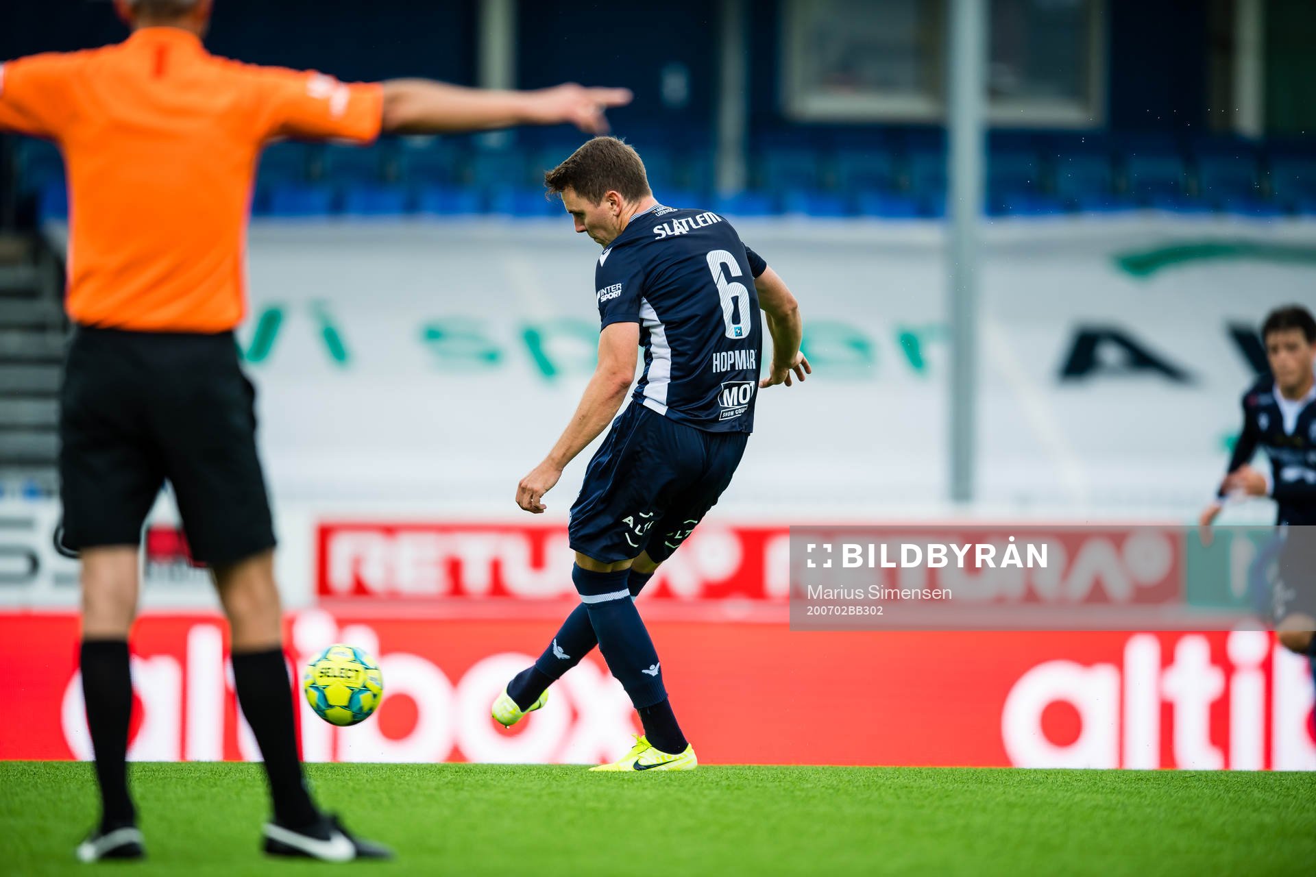 Andreas Eines Hopmark of Kristiansund scores the 2-2 goal