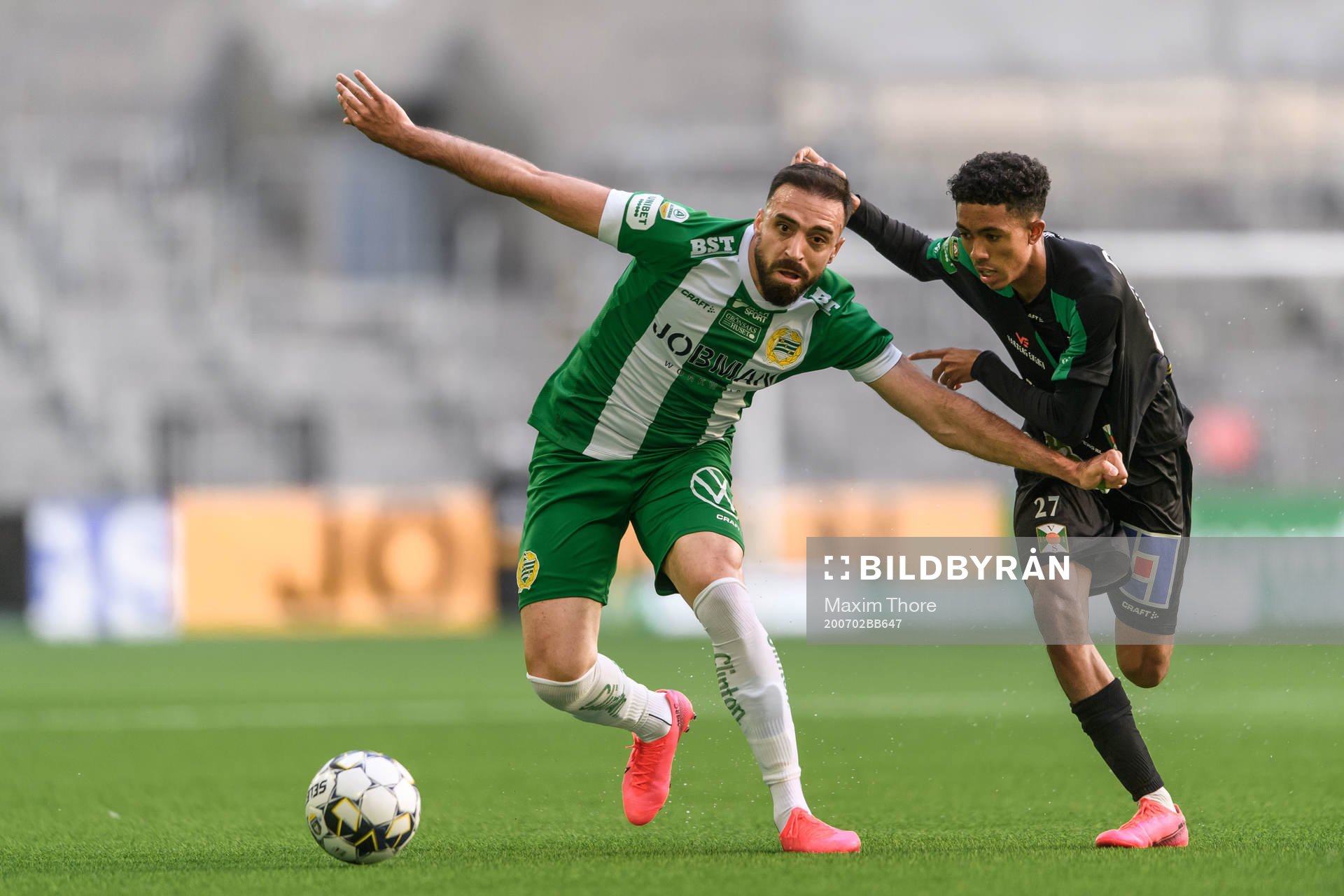 Hammarbys Abdul Khalili och Varbergs Tashreeq Matthews