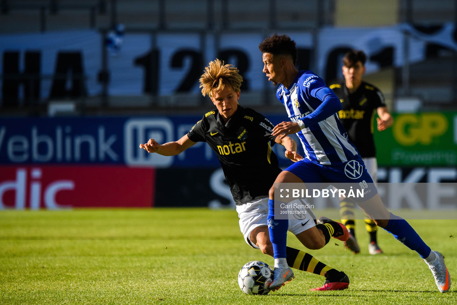 s Tom Strannegård och IFK Göteborgs Tobias Sana