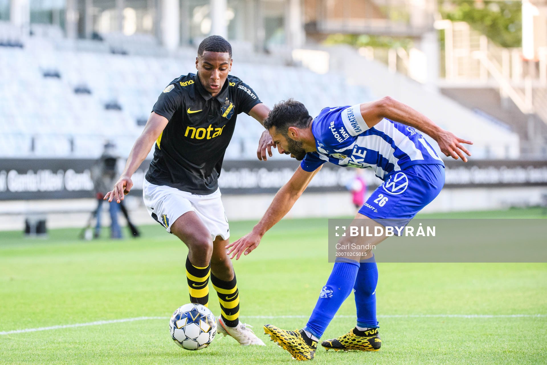 s Paulos Abraham och IFK Göteborgs Mattias Bjärsmyr