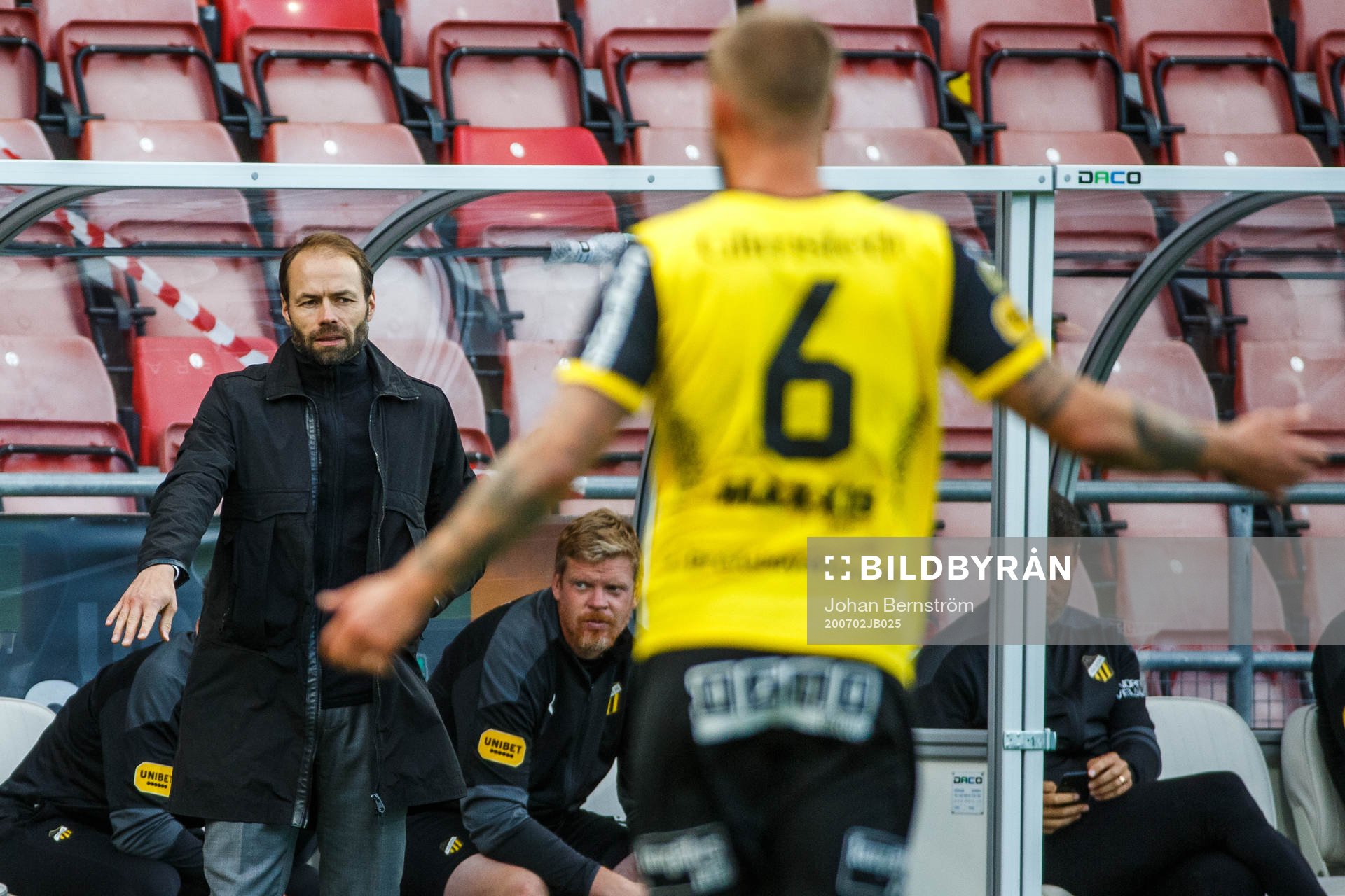 Häckens tränare Andreas Alm