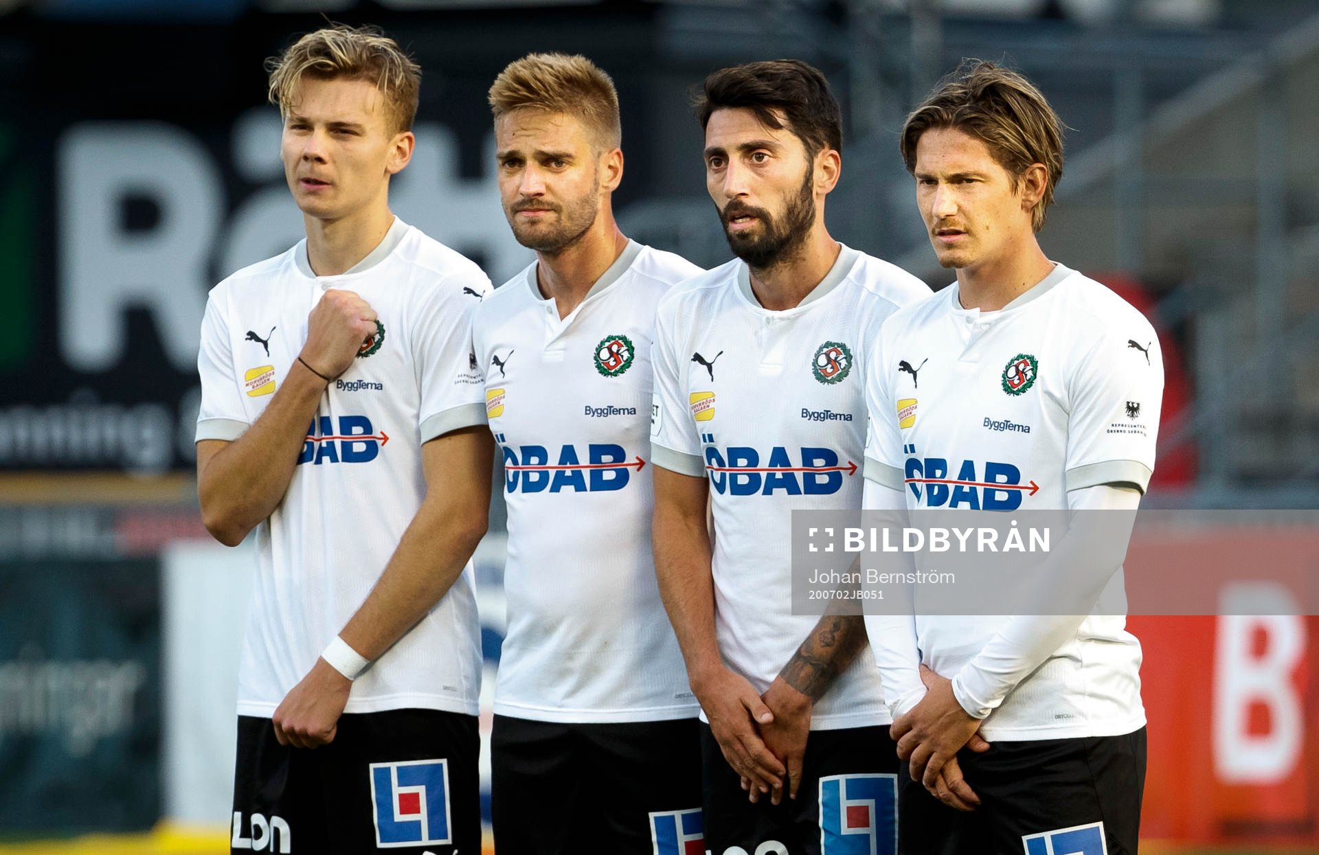 Örebros Jake Larsson, Johan Mårtensson, Nahir Besara och