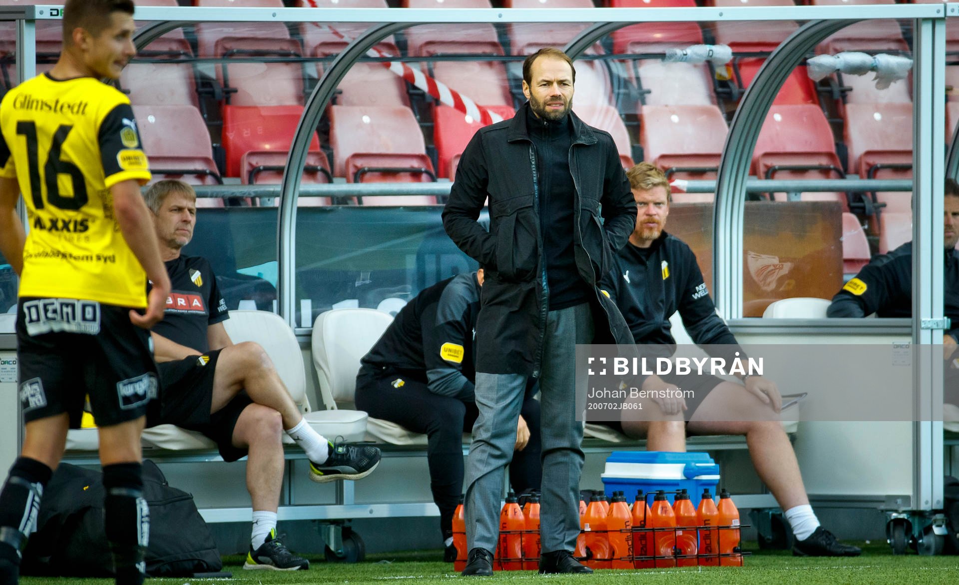 Häckens tränare Andreas Alm