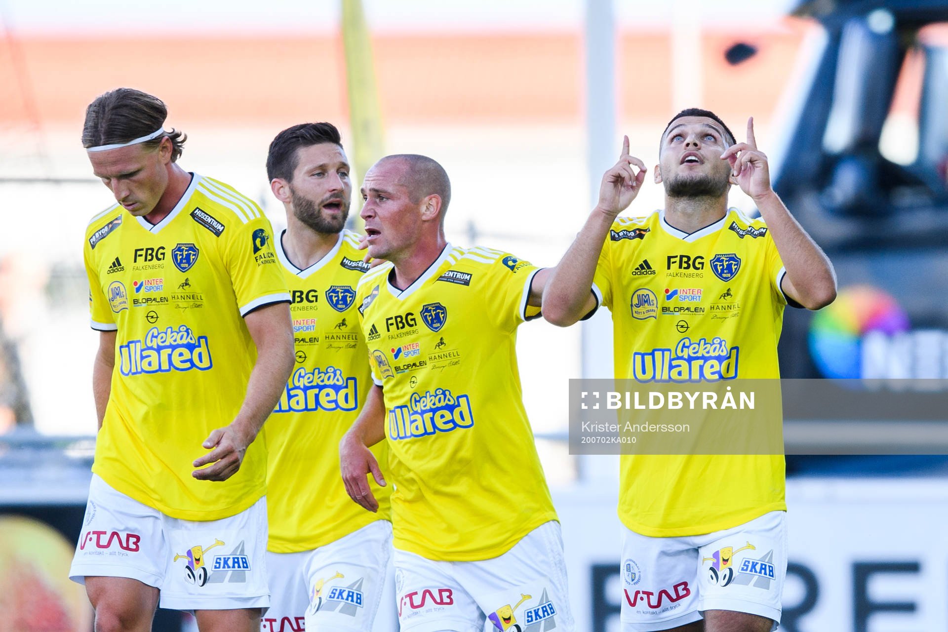 Falkenbergs Edi Sylisufaj jublar