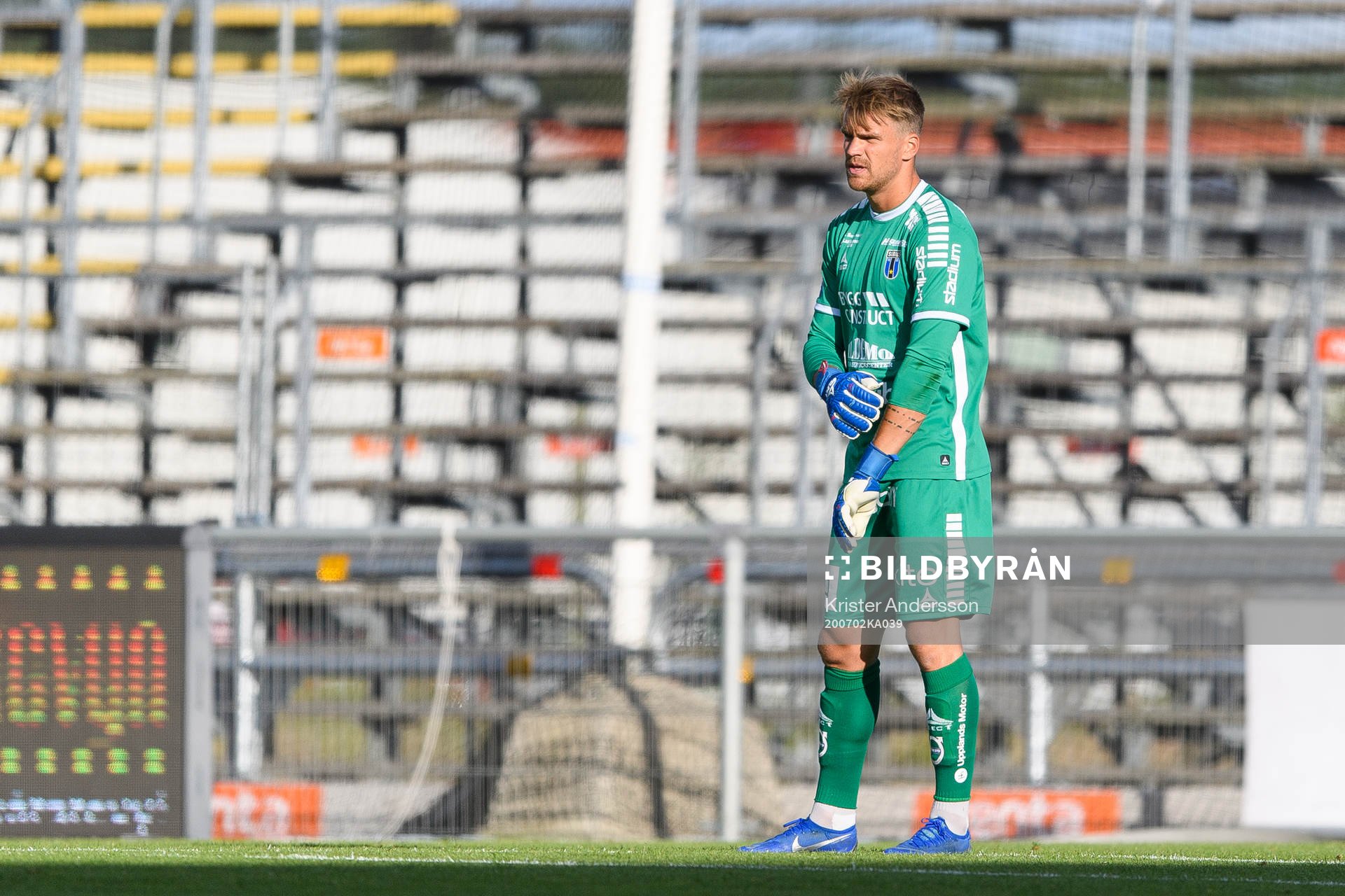 Sirius målvakt Lukas Jonsson