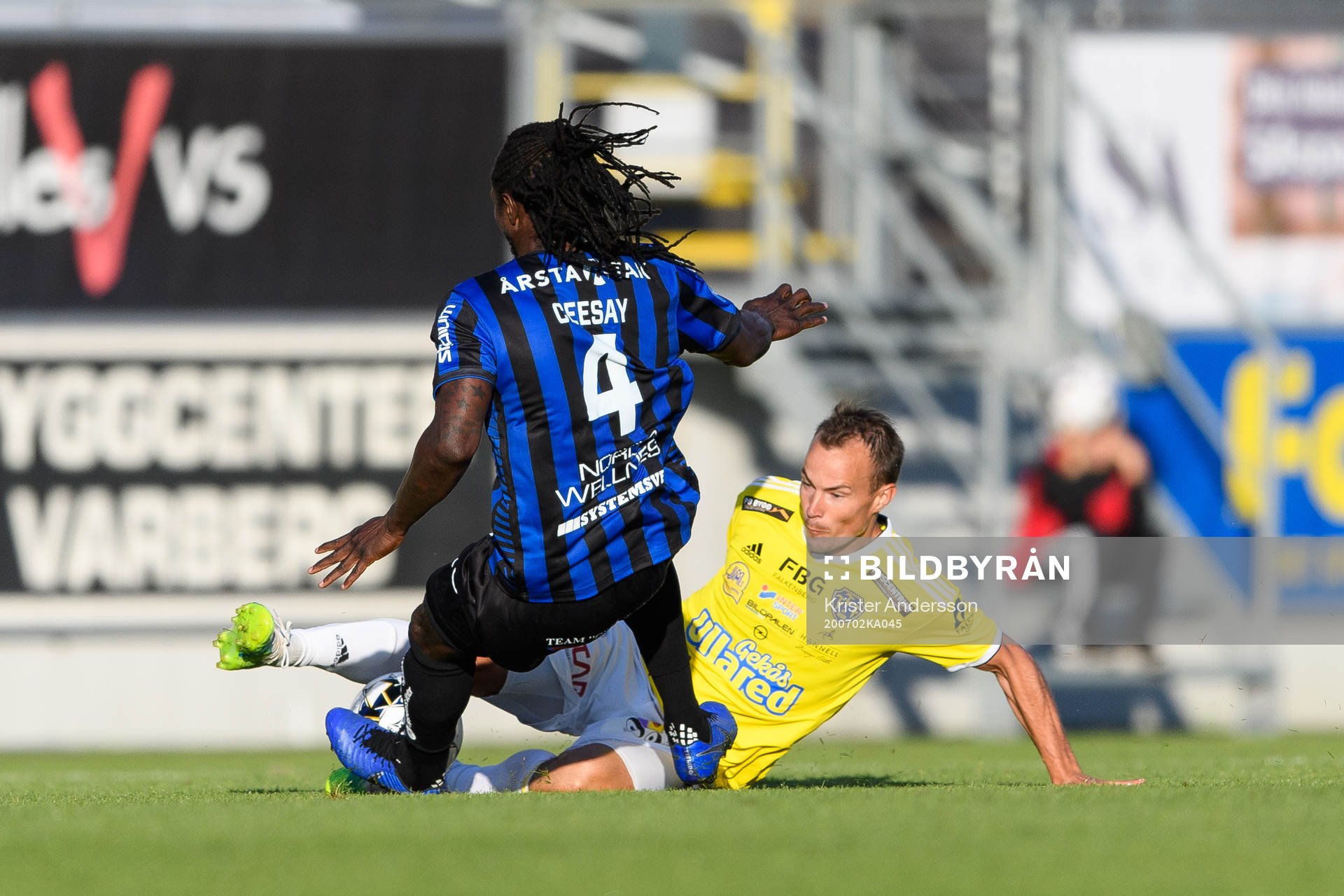 Sirius Kebba Ceesay och Falkenbergs Anton Wede