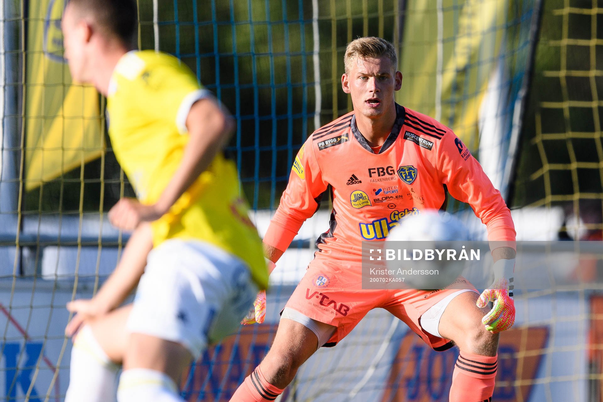 Falkenbergs målvakt Johan Brattberg