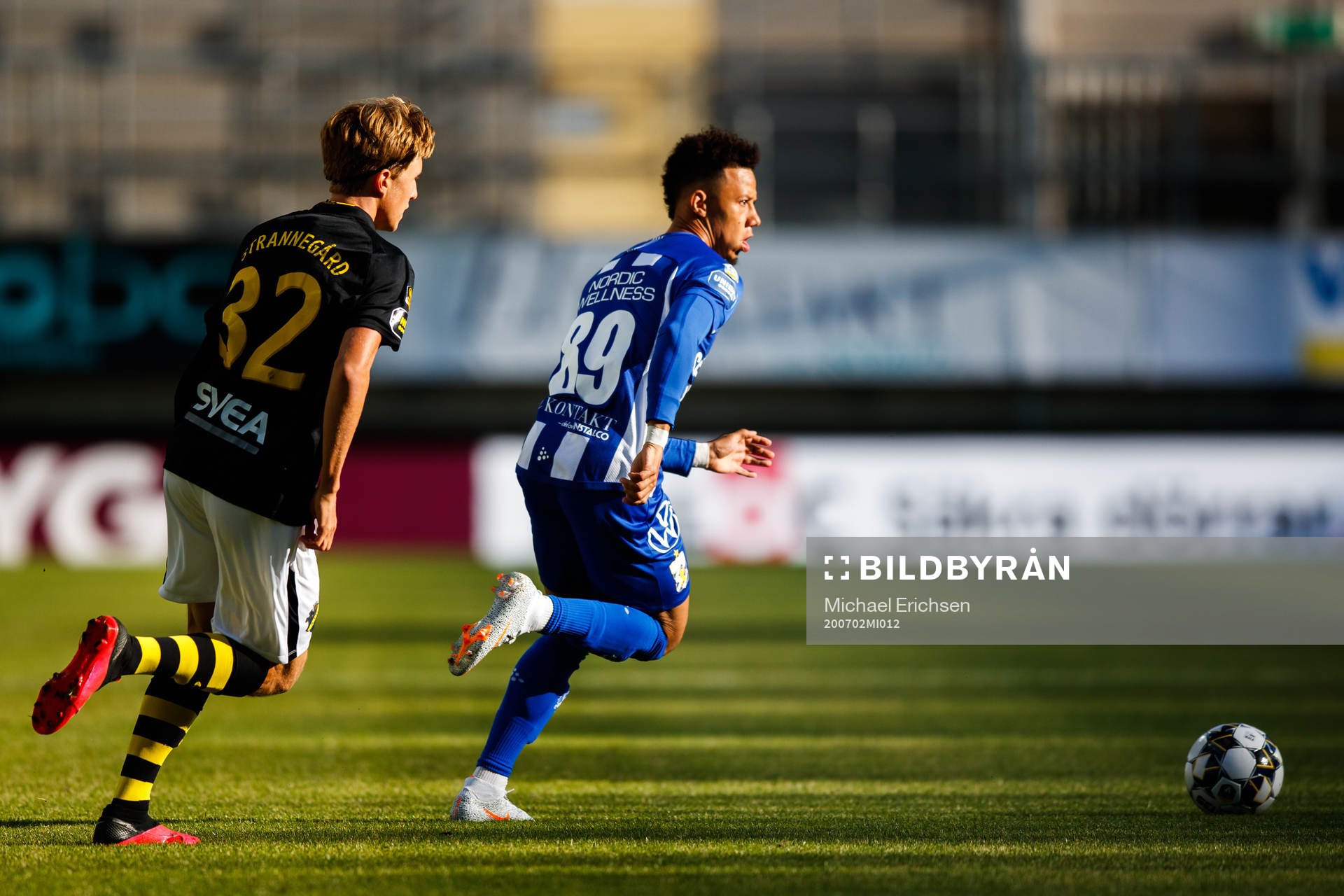 s Tom Strannegård och IFK Göteborgs Tobias Sana