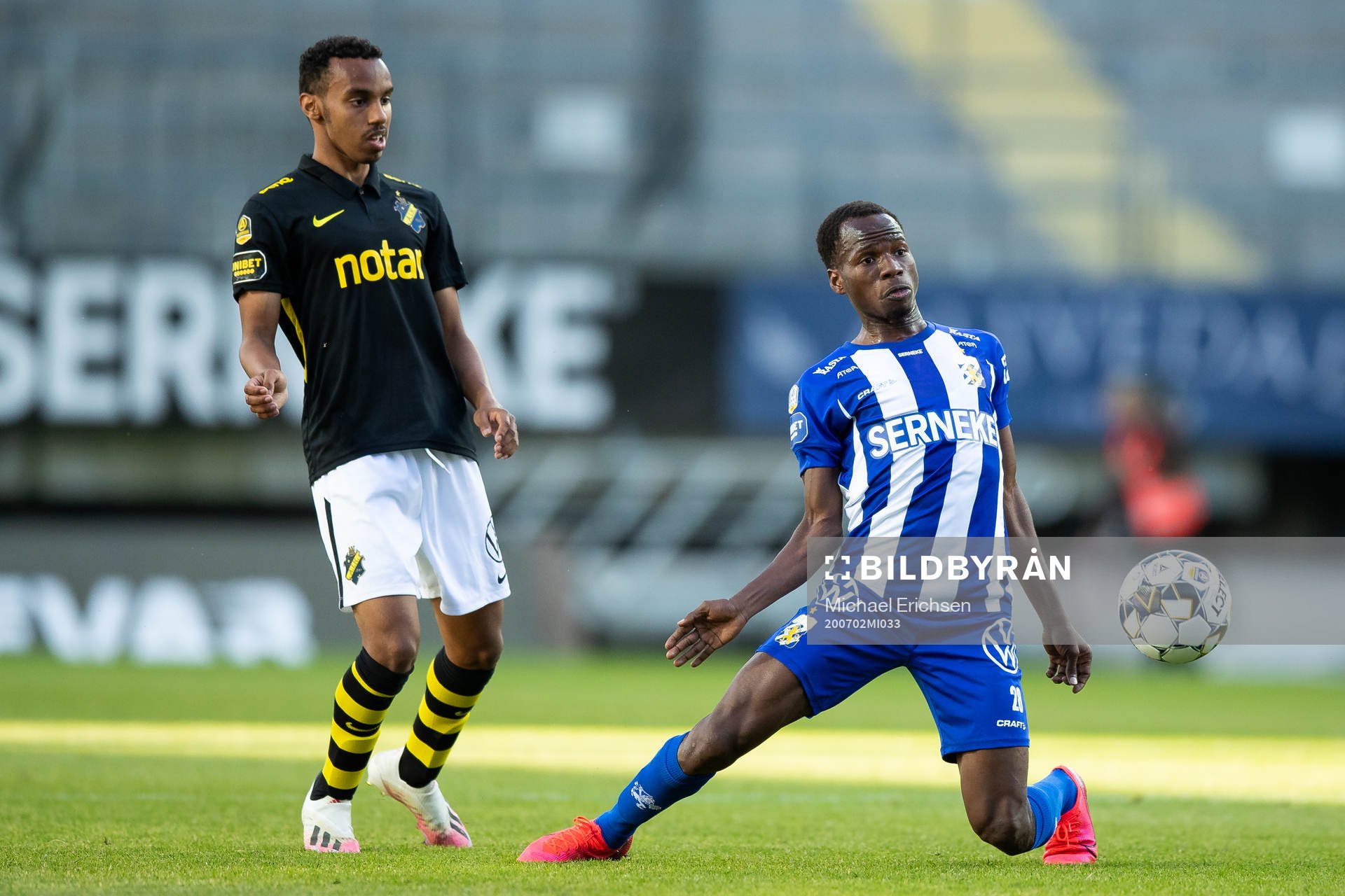 s Bilal Hussein och IFK Göteborgs Alhassan Yusuf Abdullahi