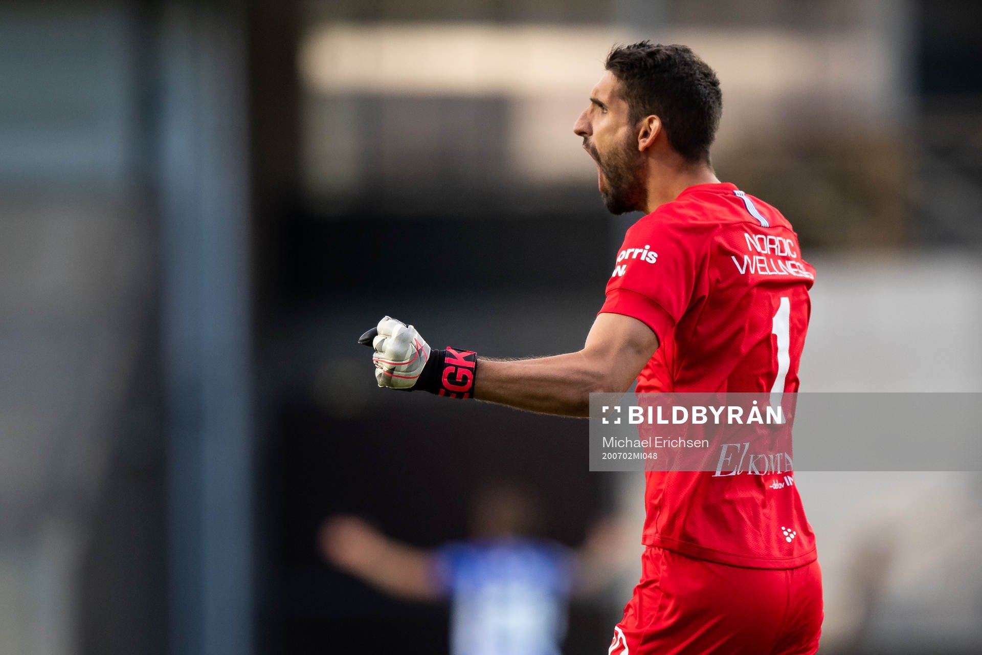 IFK Göteborgs målvakt Ioannis Anestis jublar
