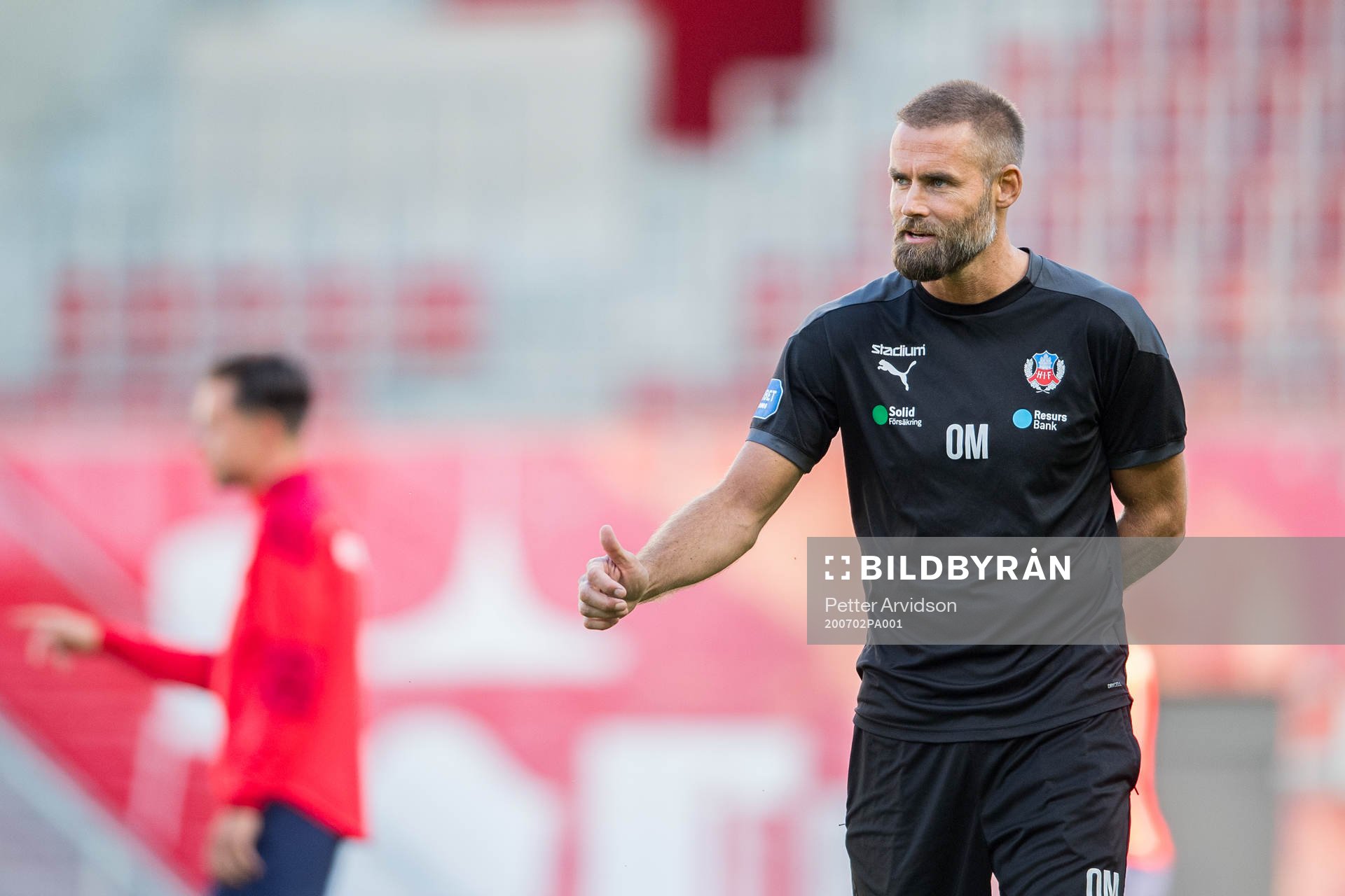 Helsingborgs tränare Olof Mellberg