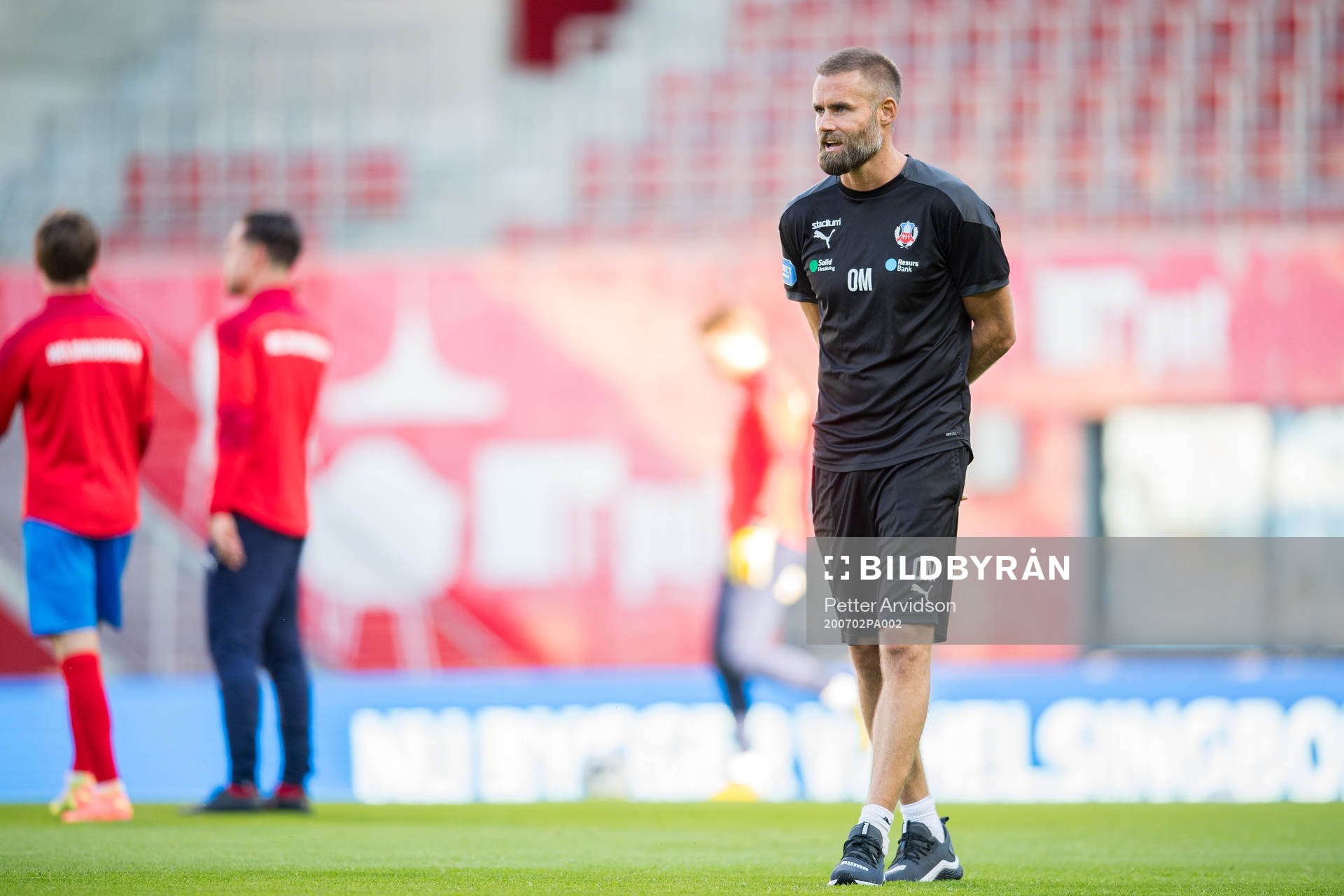 Helsingborgs tränare Olof Mellberg