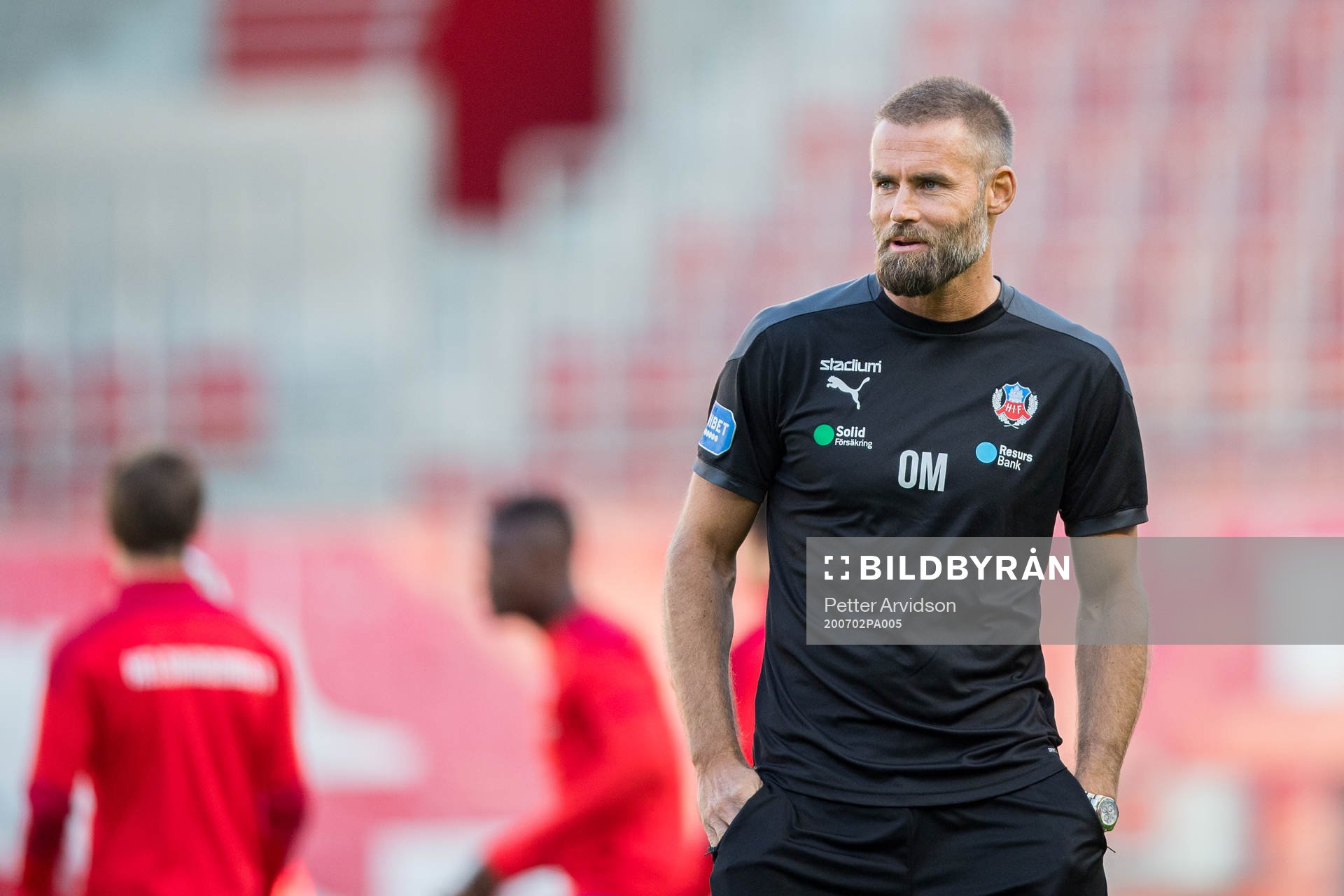 Helsingborgs tränare Olof Mellberg