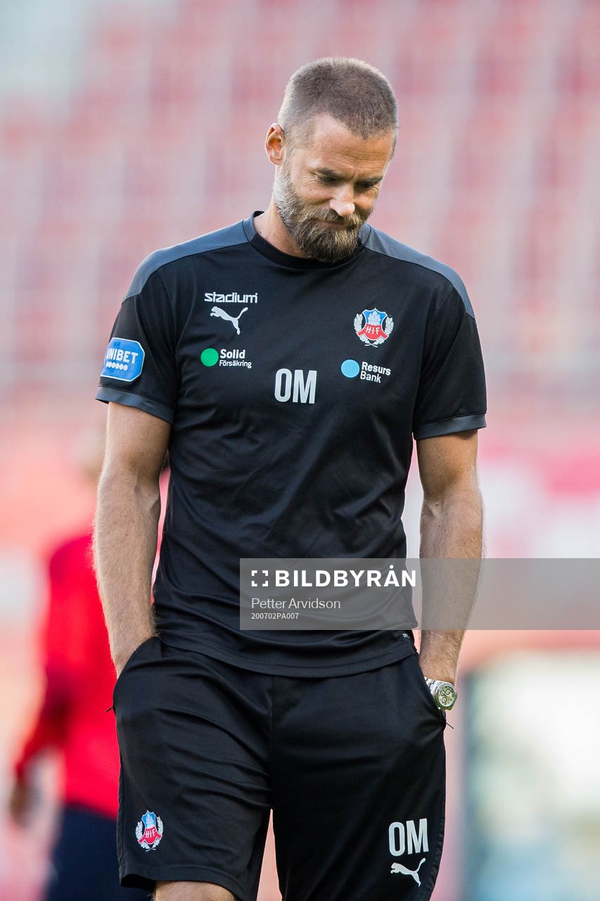 Helsingborgs tränare Olof Mellberg