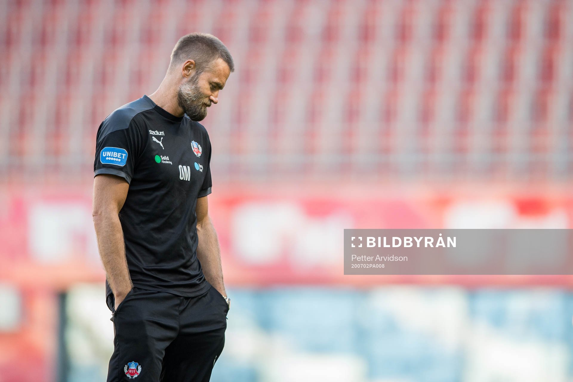 Helsingborgs tränare Olof Mellberg